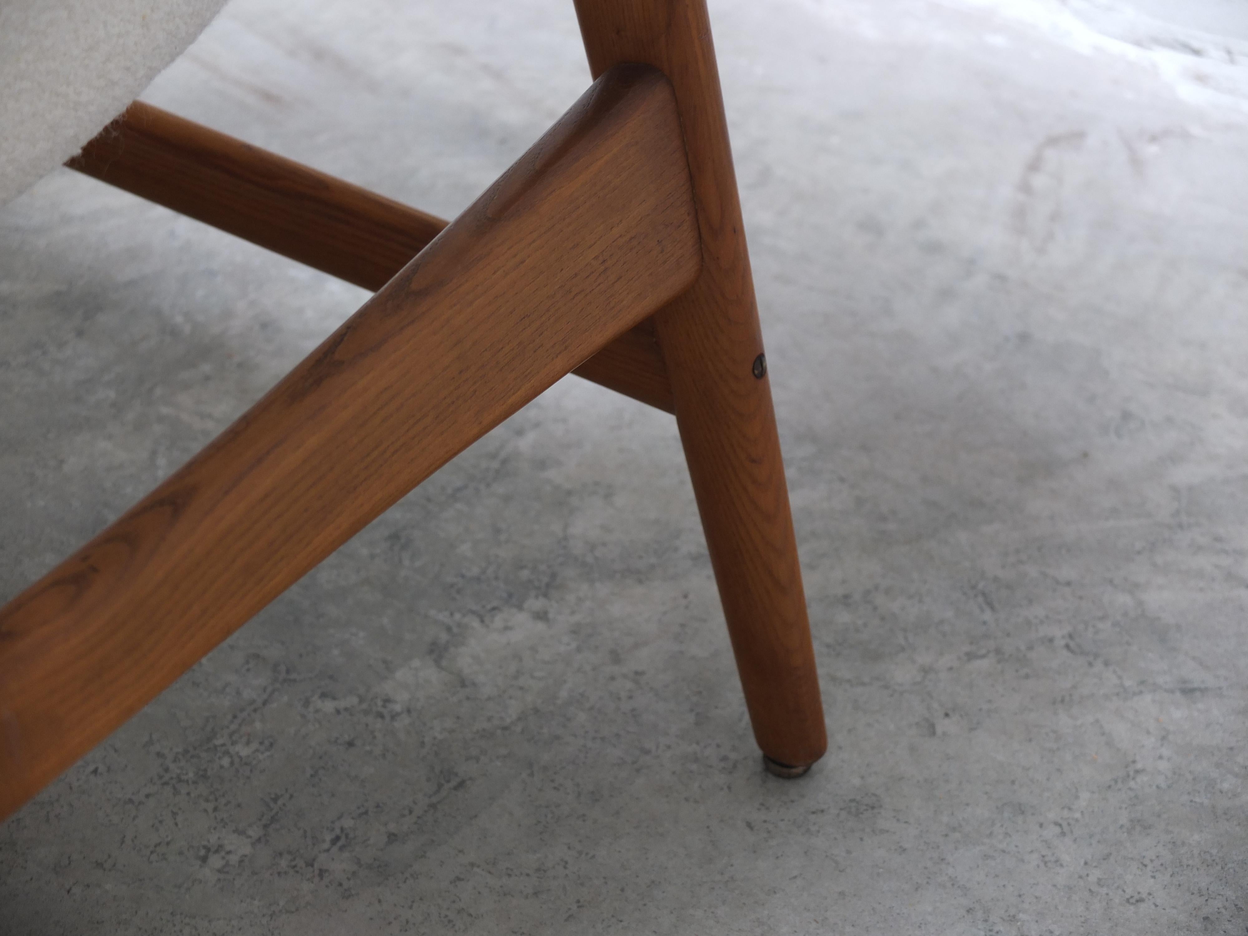 Rare 'Model 500' Lounge Chair by by Braathen & Brattrud for Dokka Møbler, 1958 For Sale 10