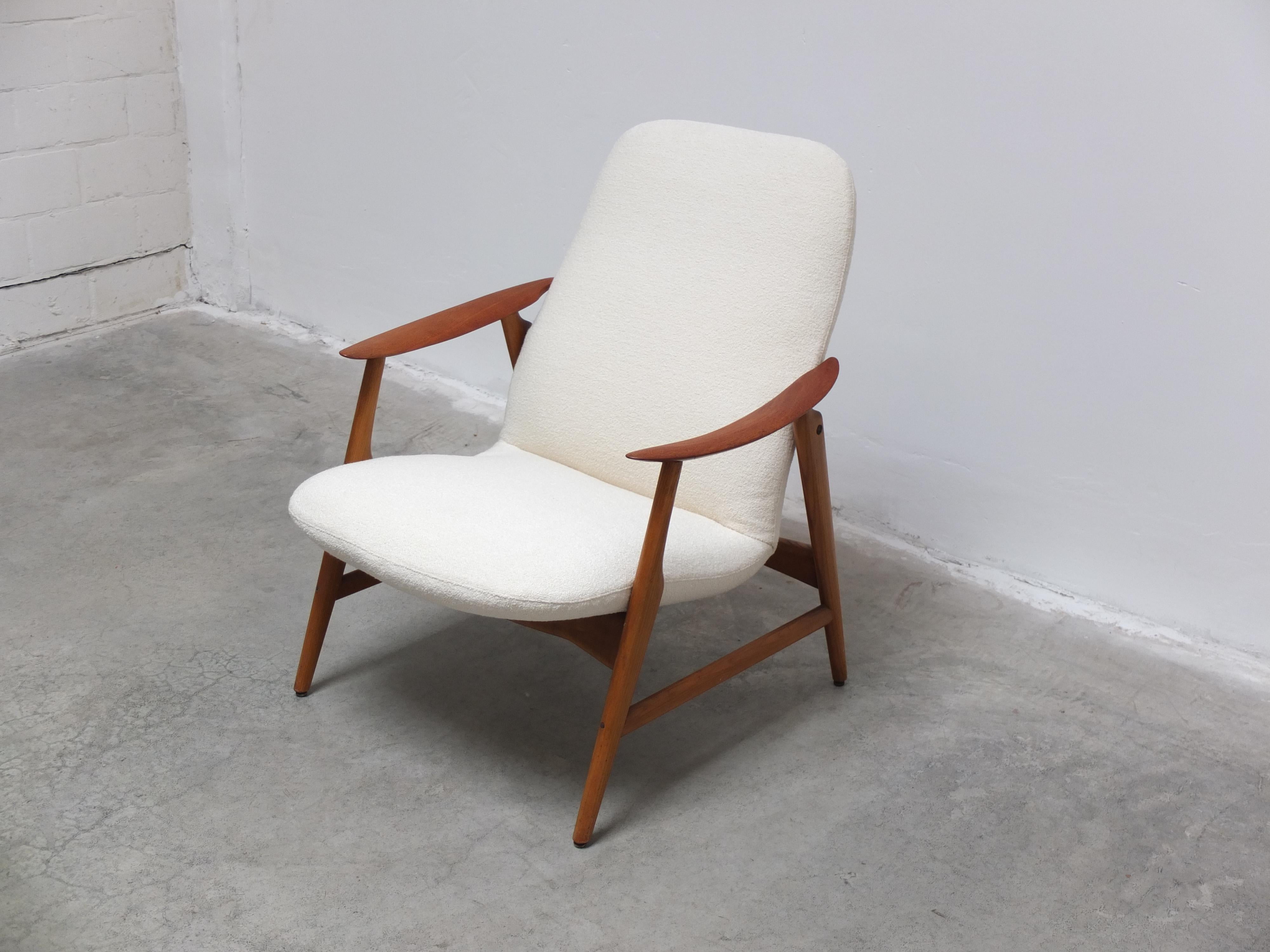 Scandinavian Modern Rare 'Model 500' Lounge Chair by by Braathen & Brattrud for Dokka Møbler, 1958 For Sale