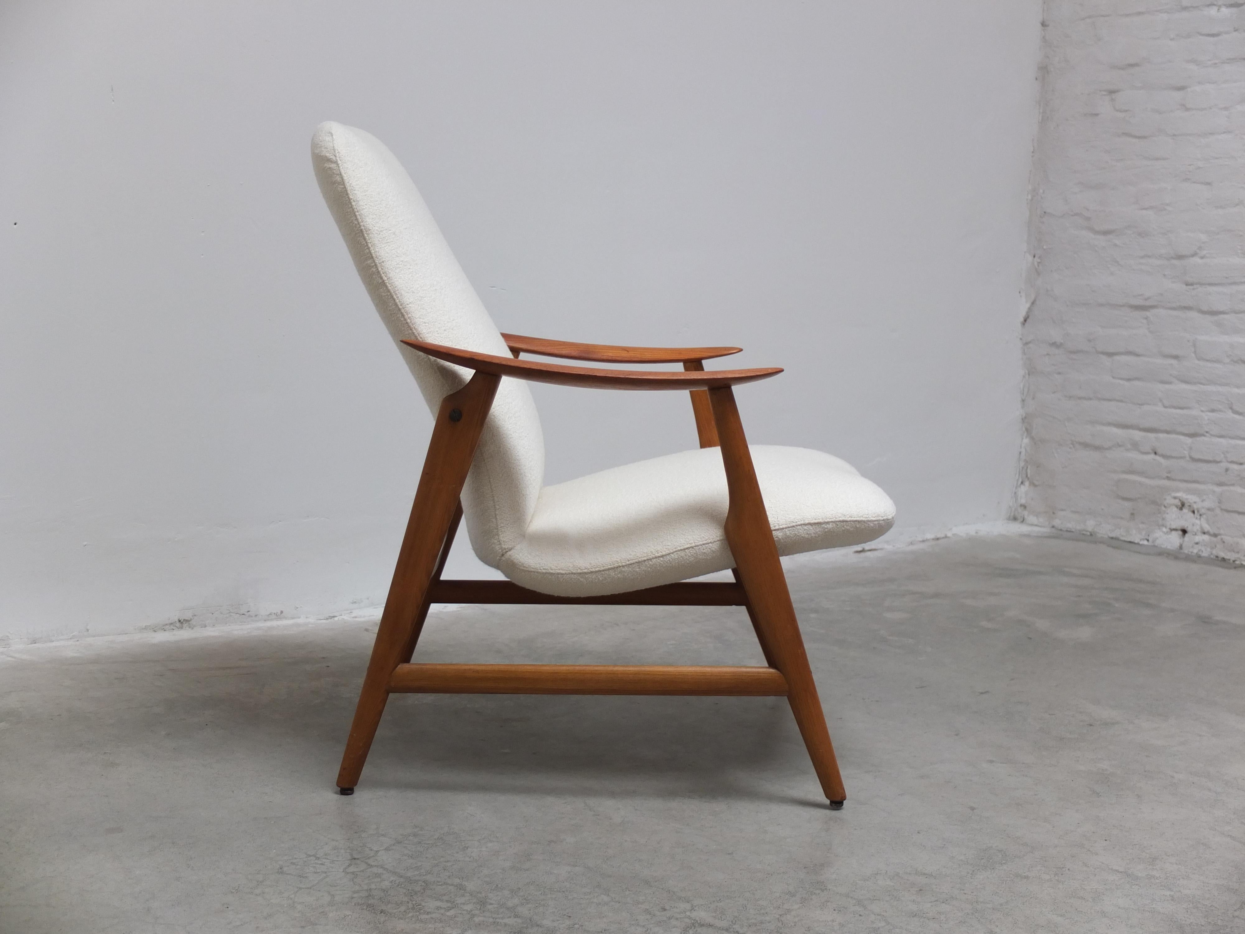 20th Century Rare 'Model 500' Lounge Chair by by Braathen & Brattrud for Dokka Møbler, 1958 For Sale