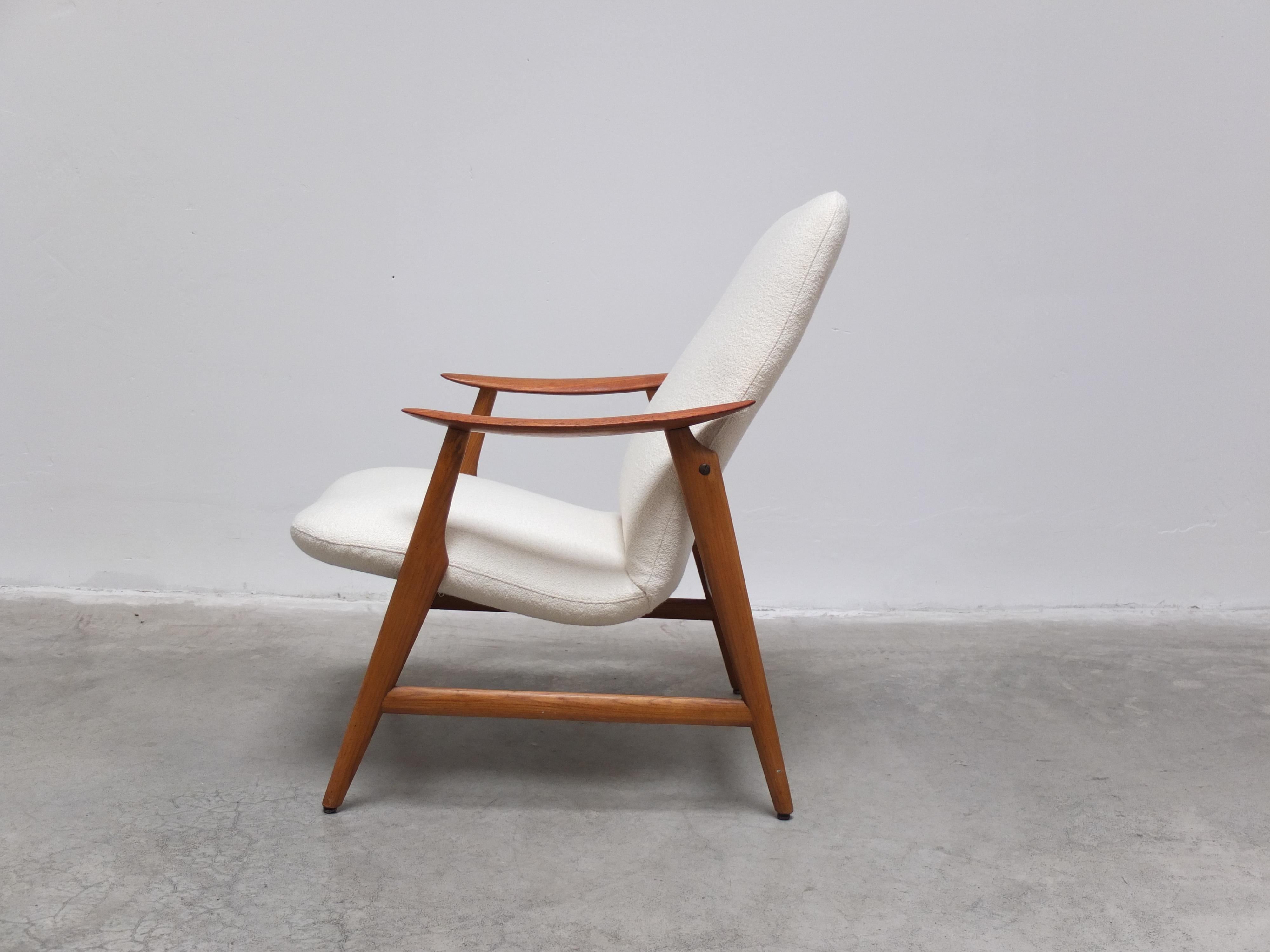 Rare 'Model 500' Lounge Chair by by Braathen & Brattrud for Dokka Møbler, 1958 For Sale 1