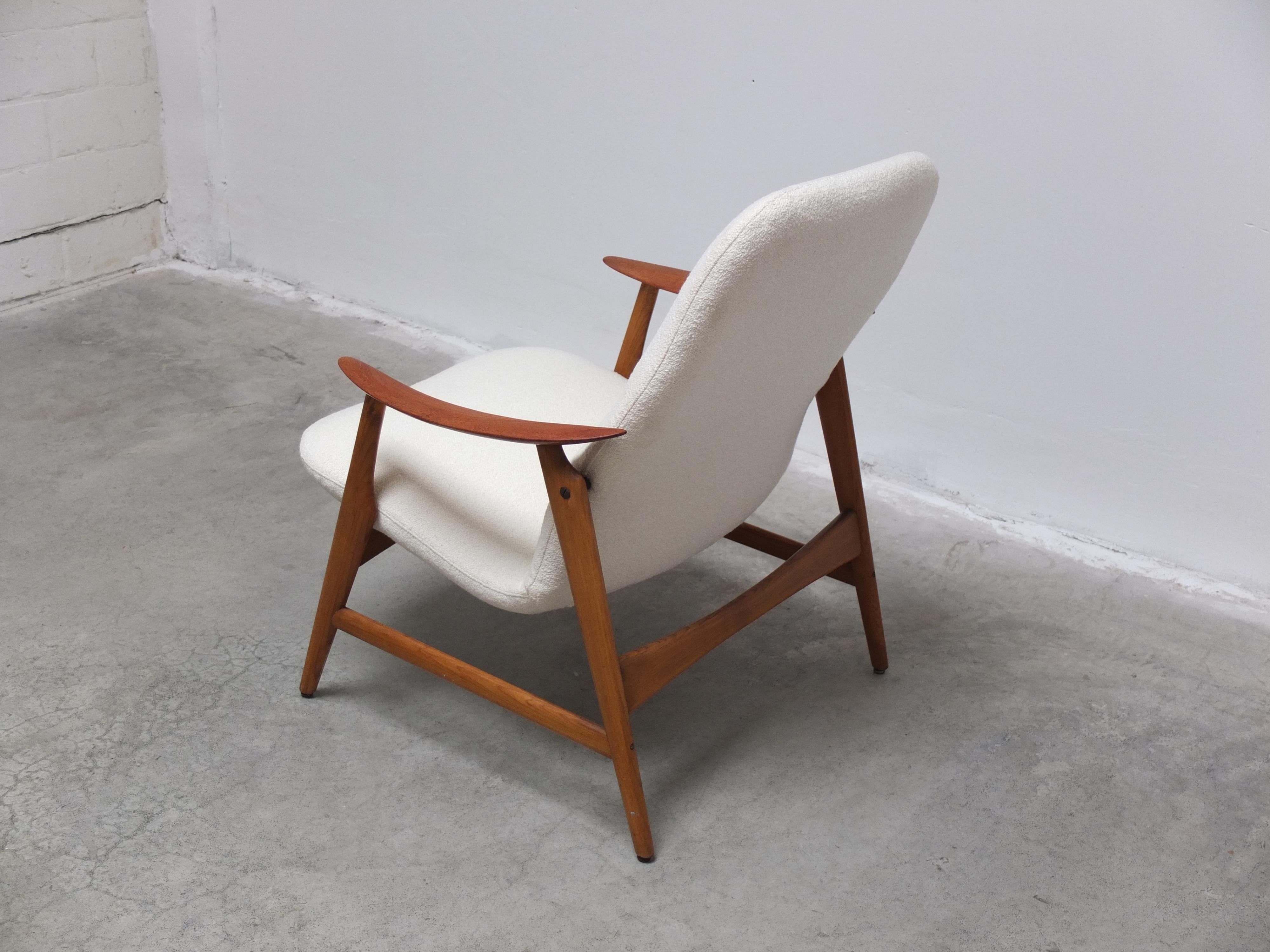 Rare 'Model 500' Lounge Chair by by Braathen & Brattrud for Dokka Møbler, 1958 For Sale 2