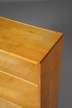 Seltenes stapelbares Regal Modell 505, Aino Aalto, 1930er Jahre