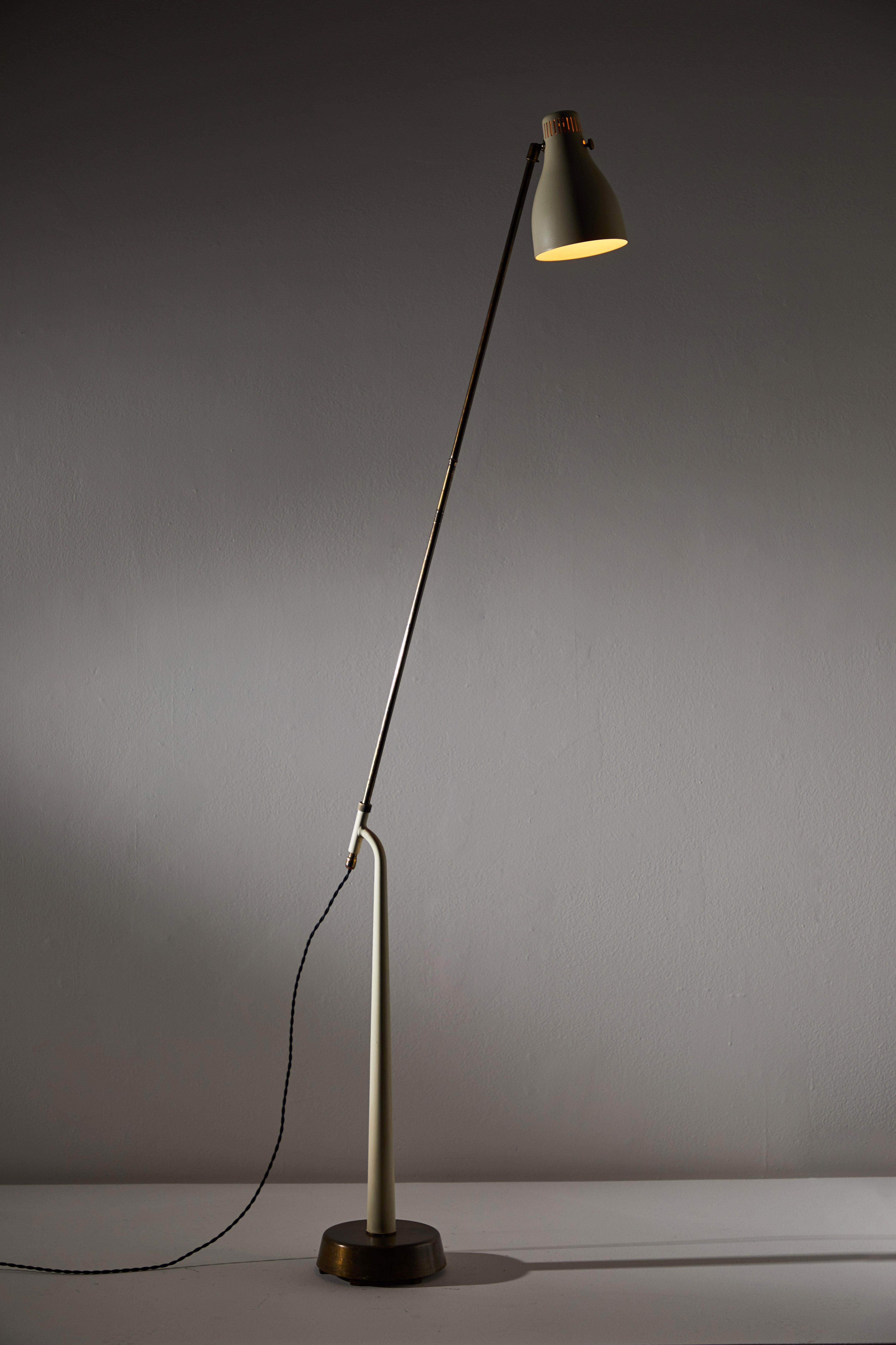 Rare Model 541 Floor Lamp by Hans Bergstrom for Atelje Lyktan In Good Condition In Los Angeles, CA