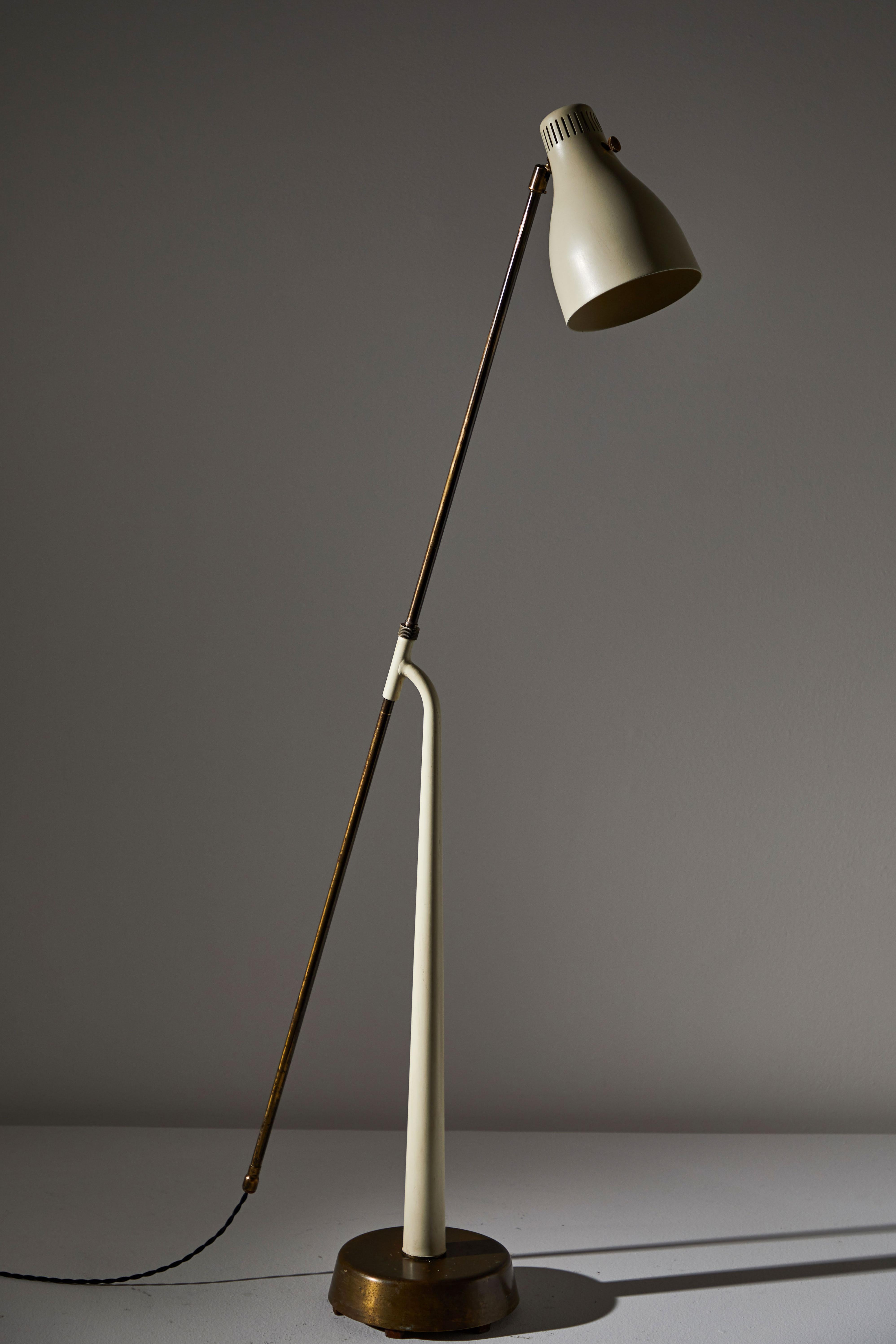 Brass Rare Model 541 Floor Lamp by Hans Bergstrom for Atelje Lyktan