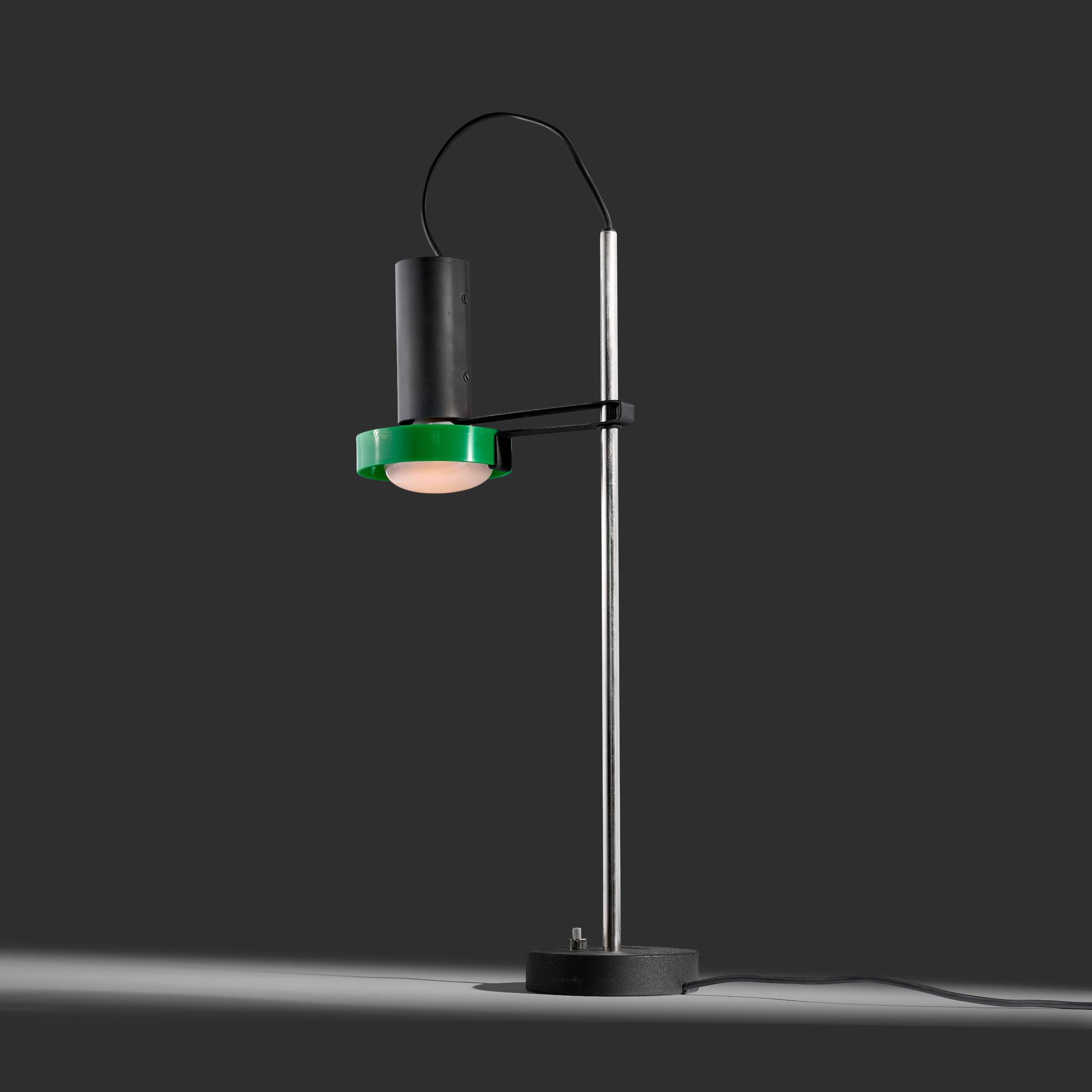 Rara lámpara de mesa Model 565 de Gino Sarfatti, años 60 Esmaltado en venta