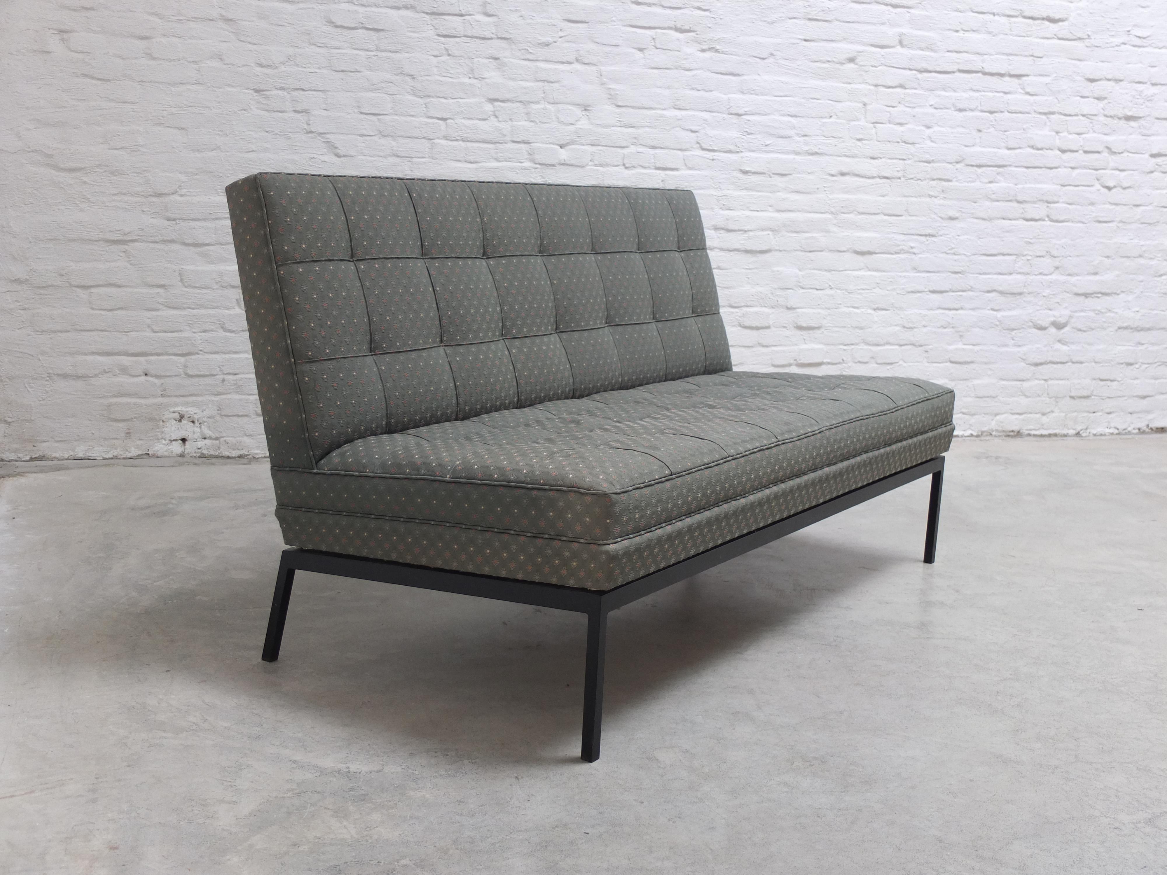 Seltenes 2-Sitzer-Sofa „Modell 66“ von Florence Knoll für Knoll International, 1950er Jahre im Angebot 4