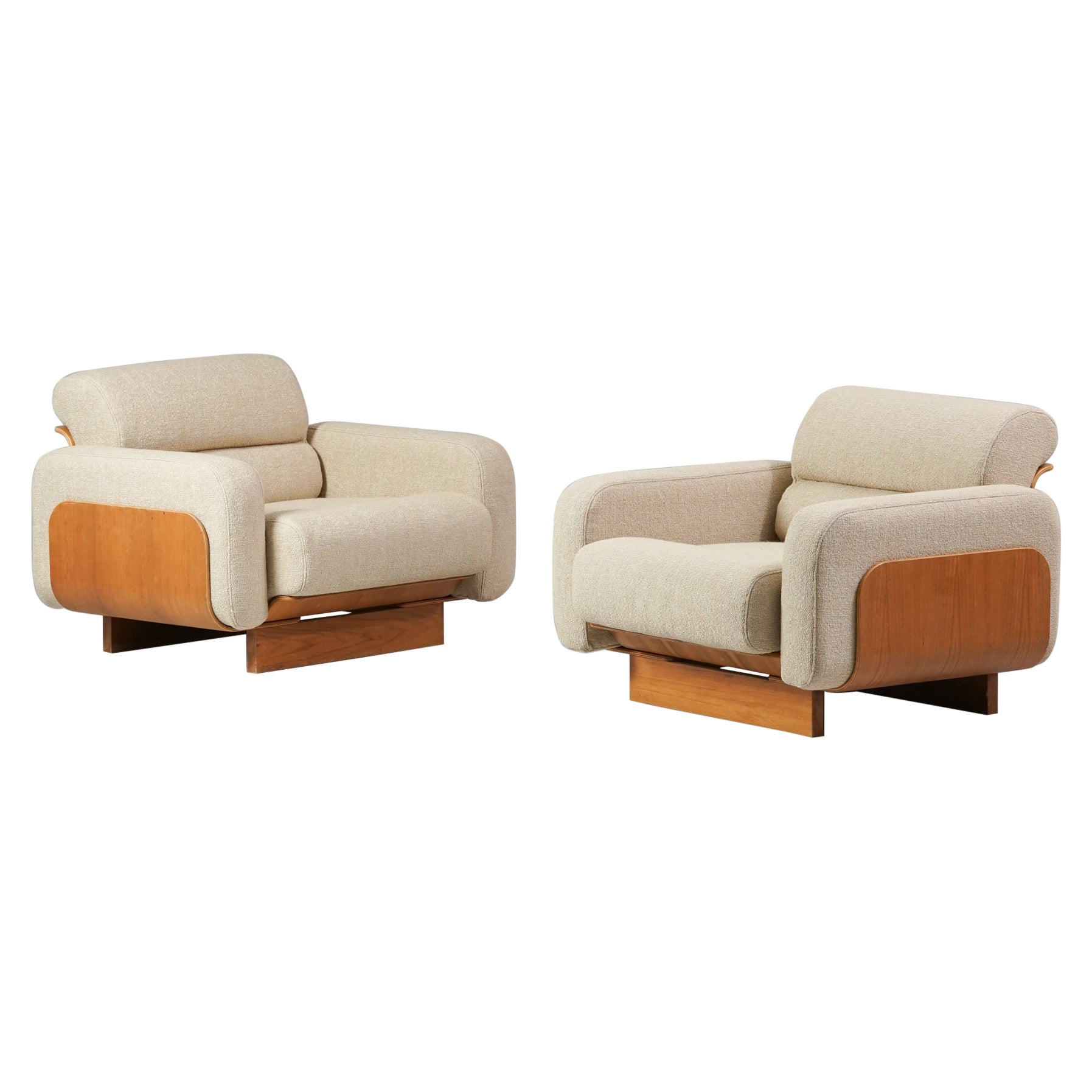 Fauteuils "Bel-lami" d
un modèle rare, Totti Lamy, Asko, années 1970 en vente