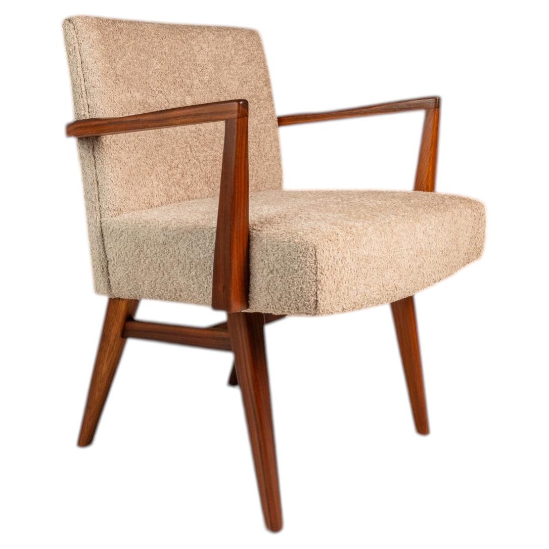 Rare Model C-108 Armchair in Walnut, Jens Risom, Jens Risom Design, USA, 1950s For Sale