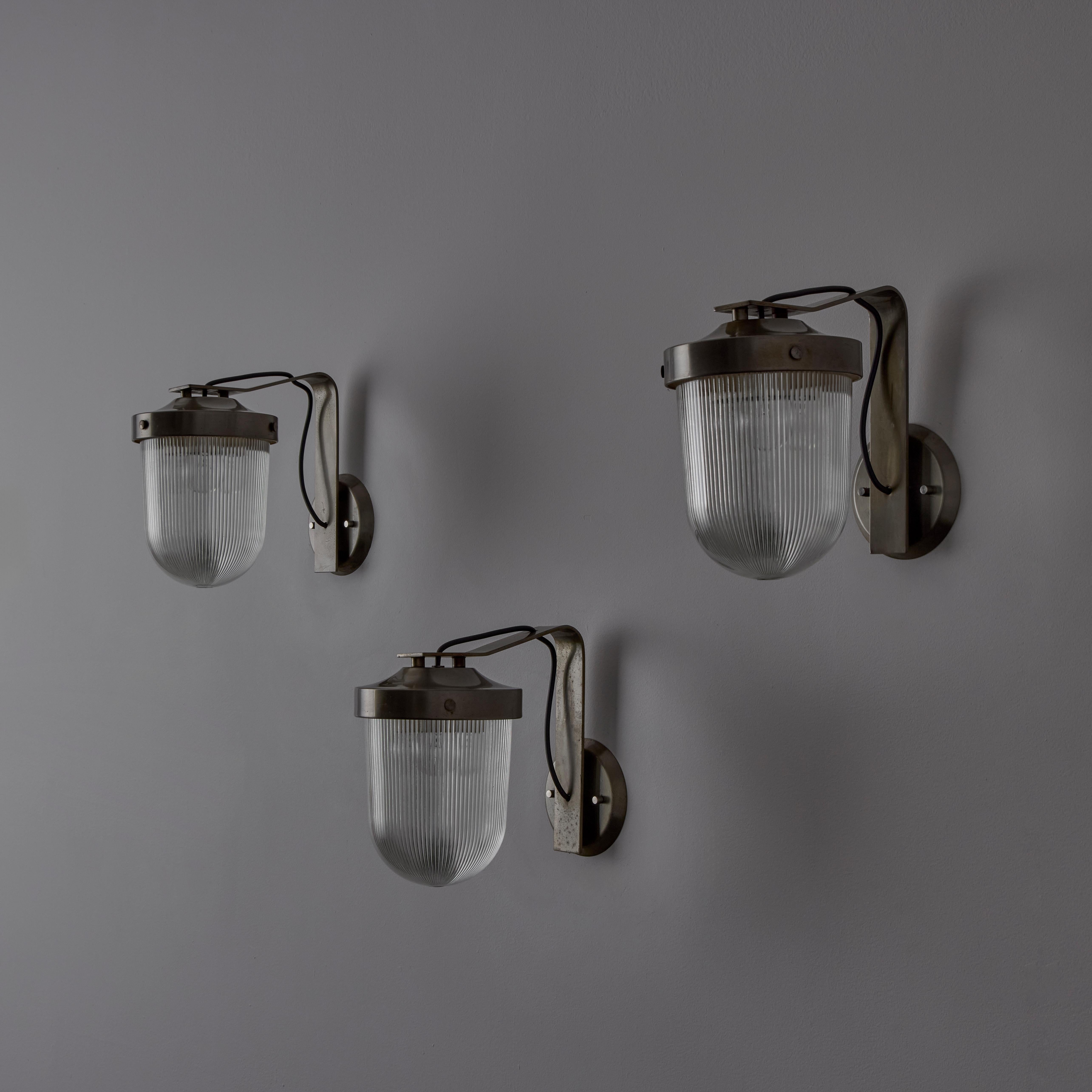 Mid-Century Modern Rare Model G.A. Sconces by Fulvio Raboni for Delitala For Sale