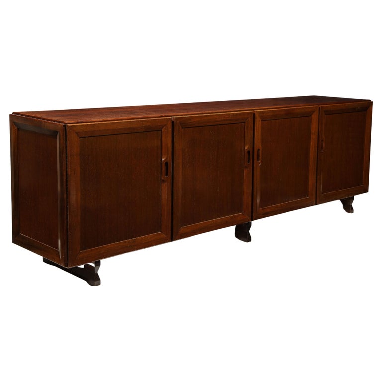Rare Model MB15 Walnut Sideboard by Franco Albini, Italy, c. 1957 For Sale