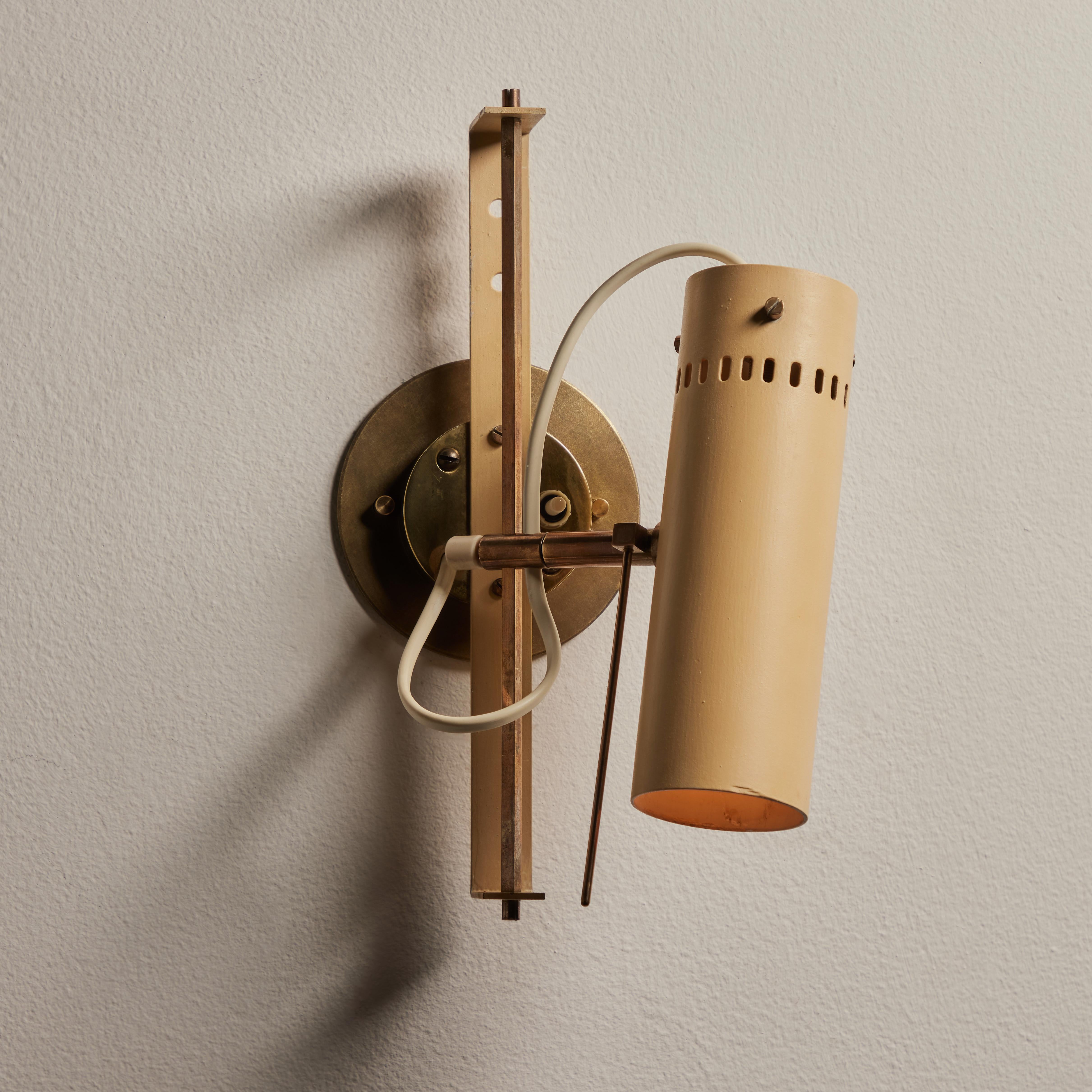 Mid-20th Century Rare Model No. 174 Wall Light by Tito Agnoli for Oluce For Sale