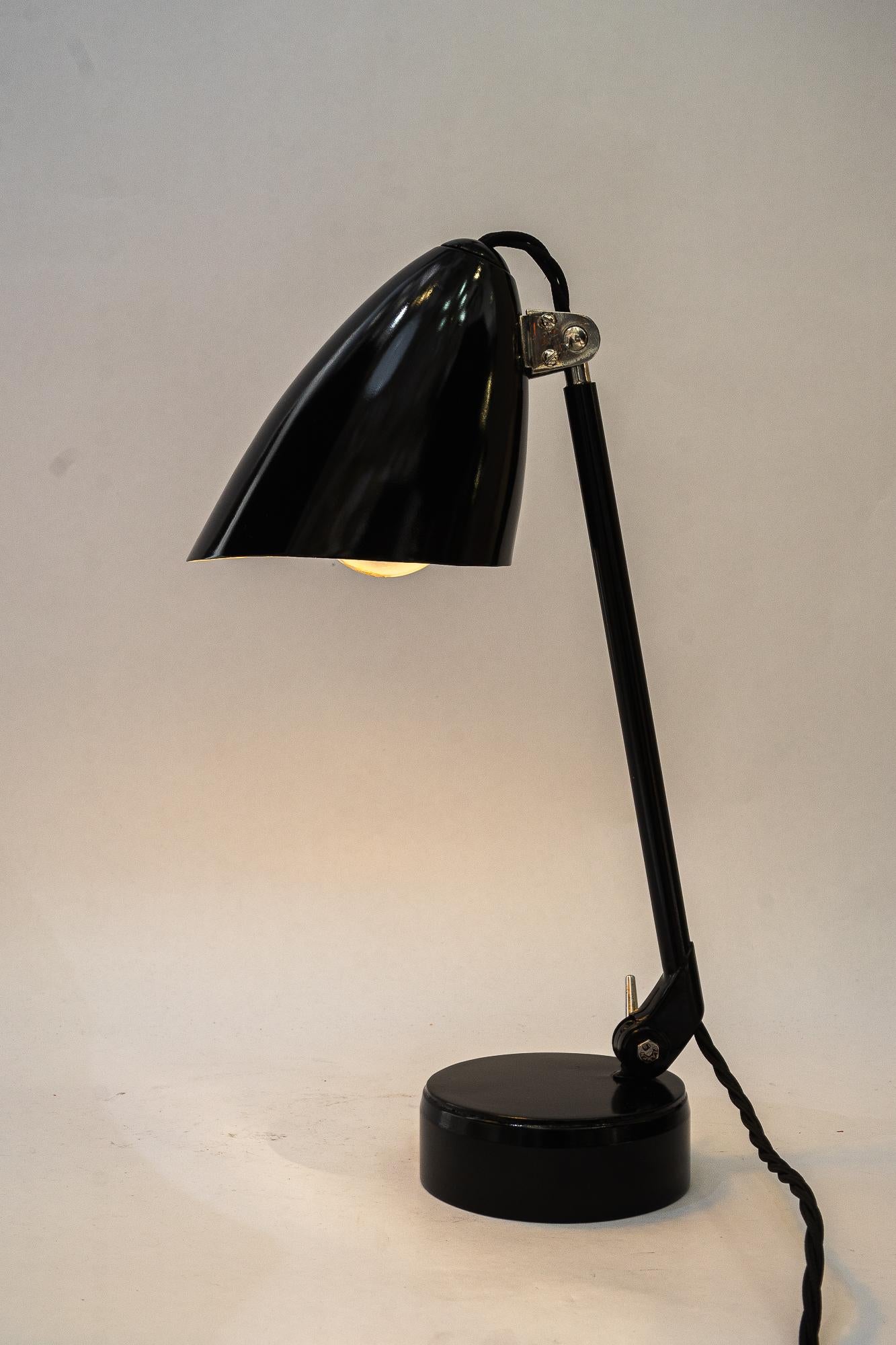 Rare model of a Swiveling Art Deco table lamp vienna around 1920s For Sale 7