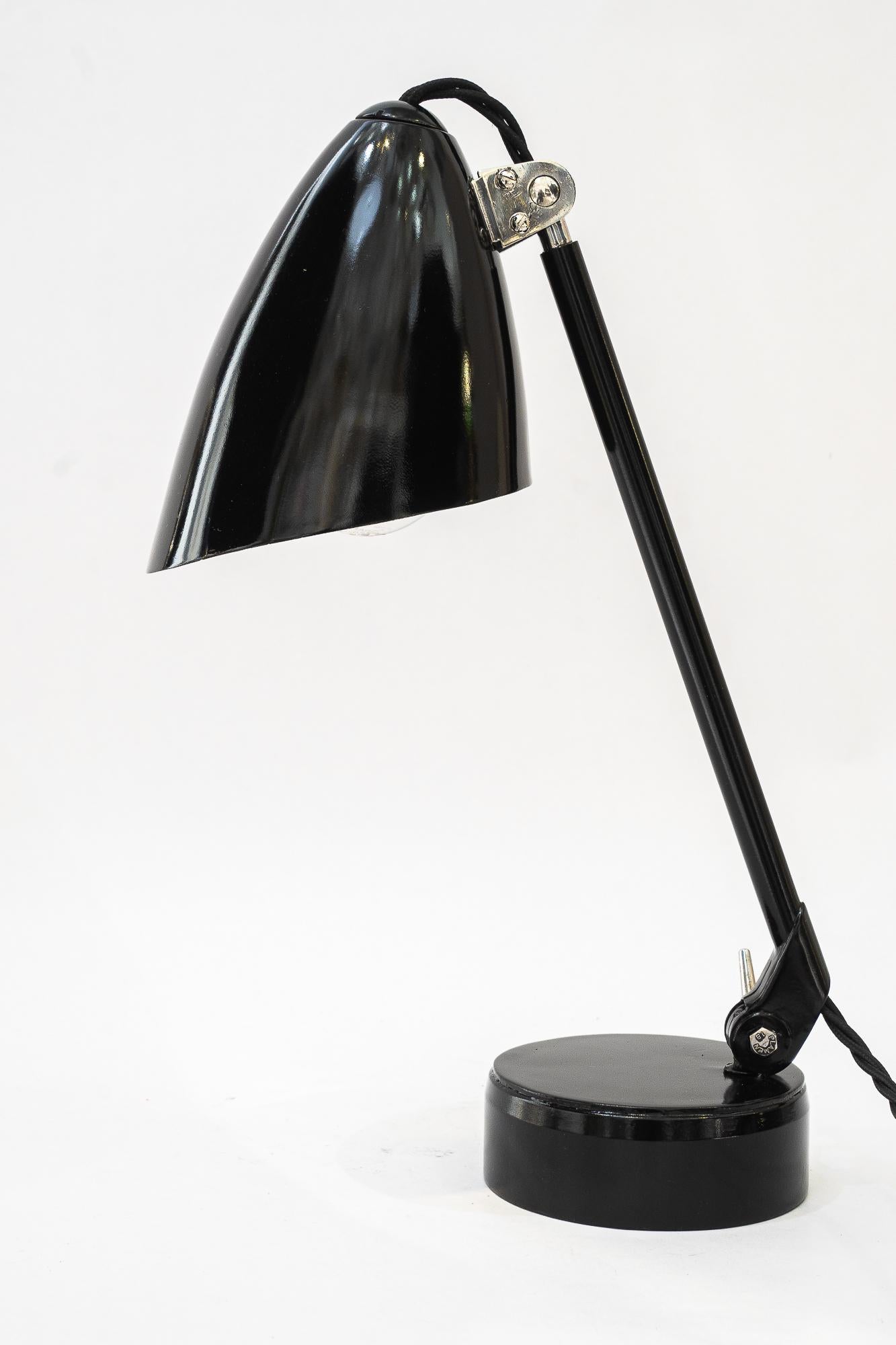 Rare model of a Swiveling Art Deco table lamp vienna around 1920s For Sale 1