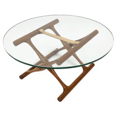 Rare Model PH-42 'Guldhoj' folding table by Poul Hundevad