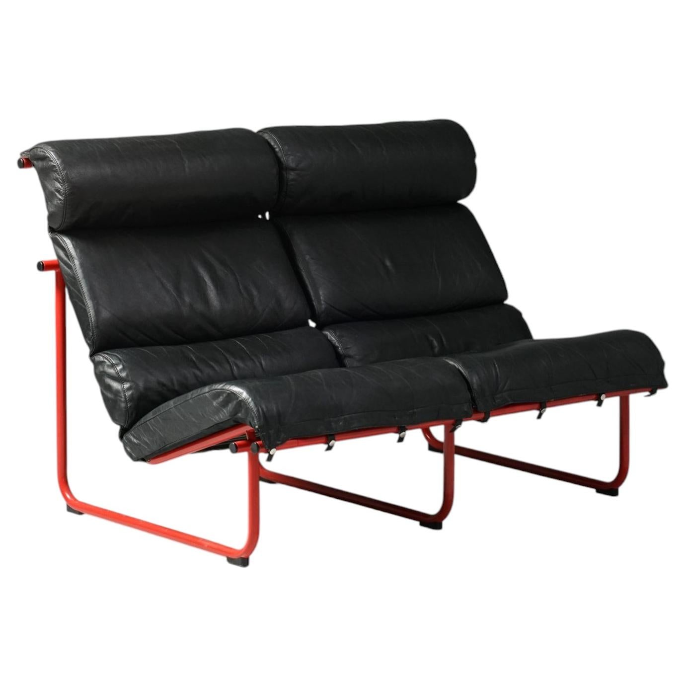 Rare Model Remmi Loveseat Sofa, Yrjö Kukkaupuro, Haimi Oy, 1970s im Angebot