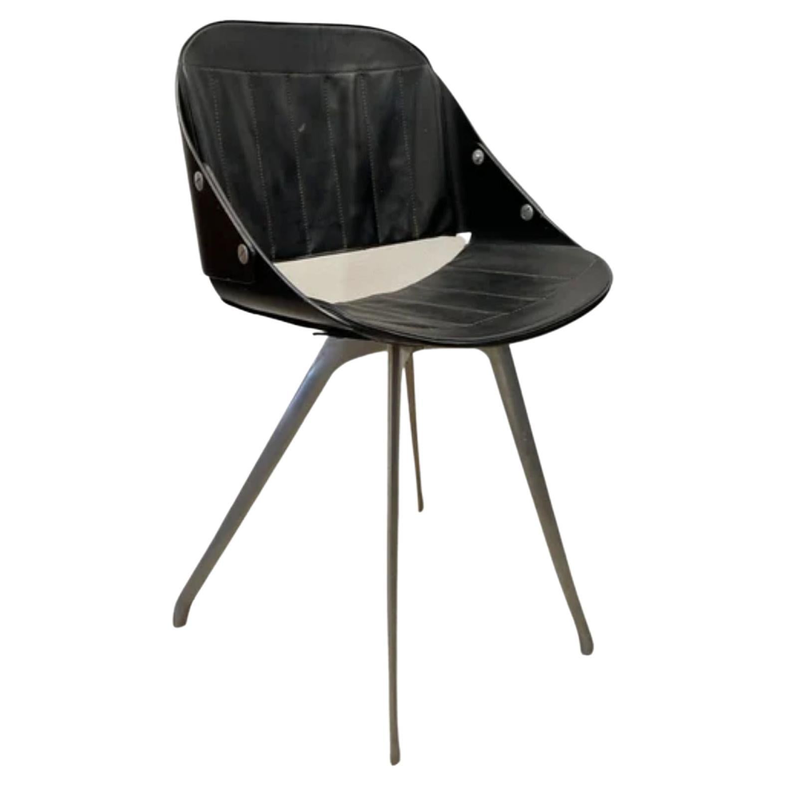 Roger Tallon rare model "Wimpy" chair for Sentou France, circa 1960 For Sale