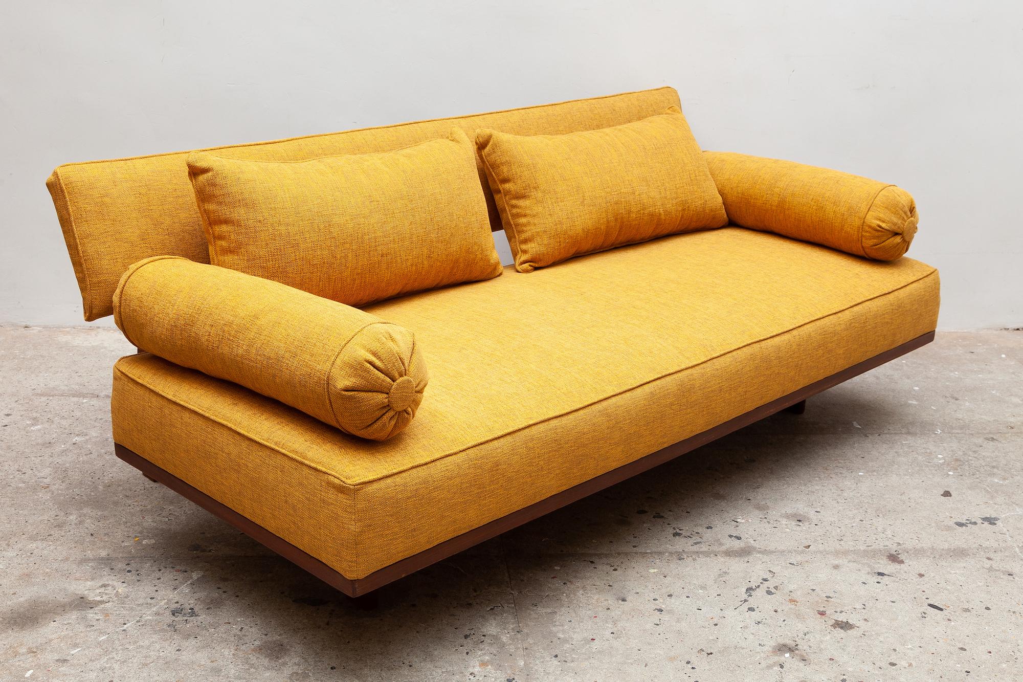 yellow daybed