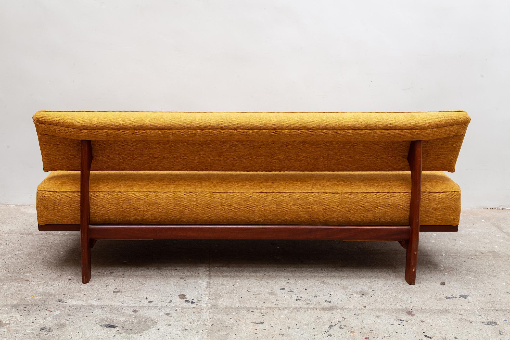 Hand-Crafted Rare Modern Daybed, Sofa by Karl-Erik Ekselius, Sweden, 1960s