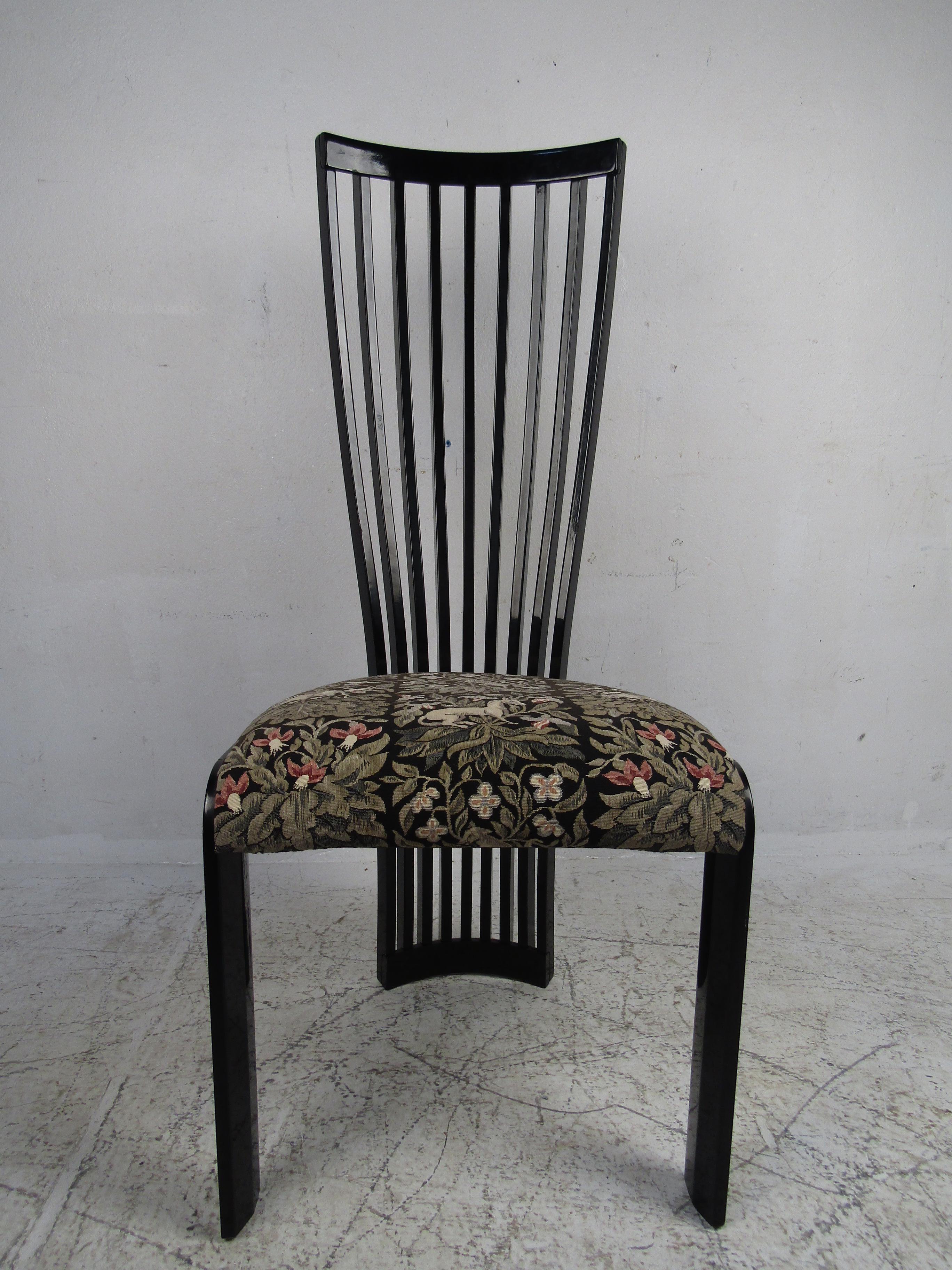 Tissu Rare bureau moderne italien G.C Columbo avec chaise en vente