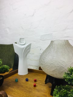 Modern Abstract White Porcelain Figure from Hungary, 1960s