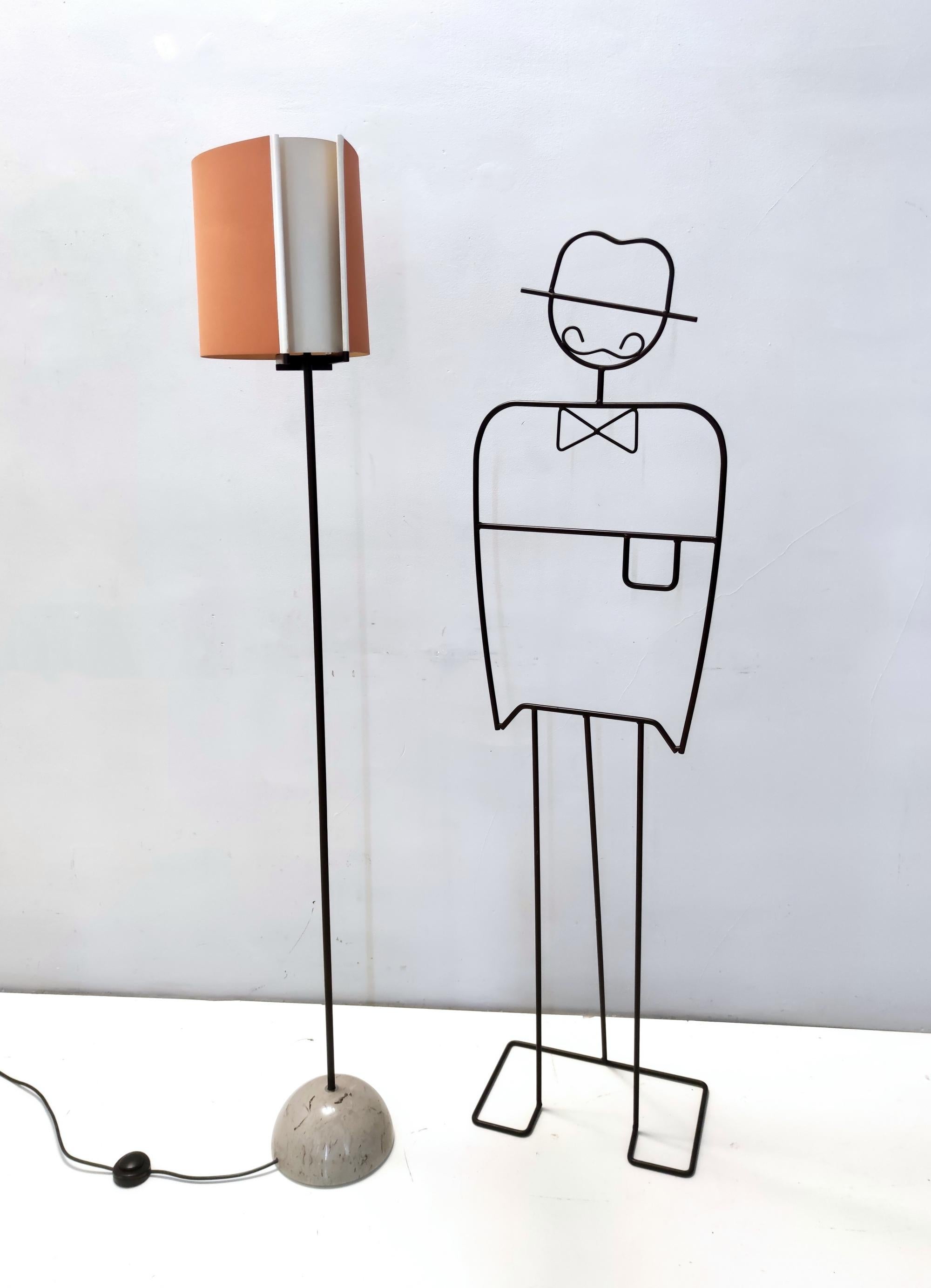 Moderne Rare lampadaire moderniste « Abate » d'Afra et Tobia Scarpa pour Ibis, Italie en vente