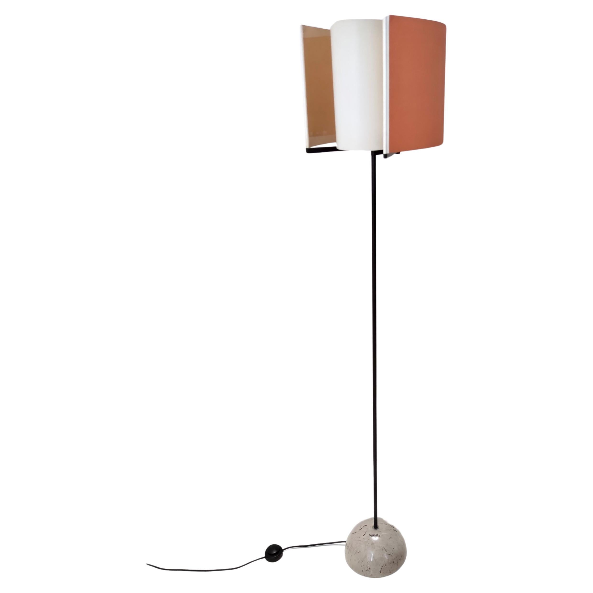 Rare lampadaire moderniste « Abate » d'Afra et Tobia Scarpa pour Ibis, Italie
