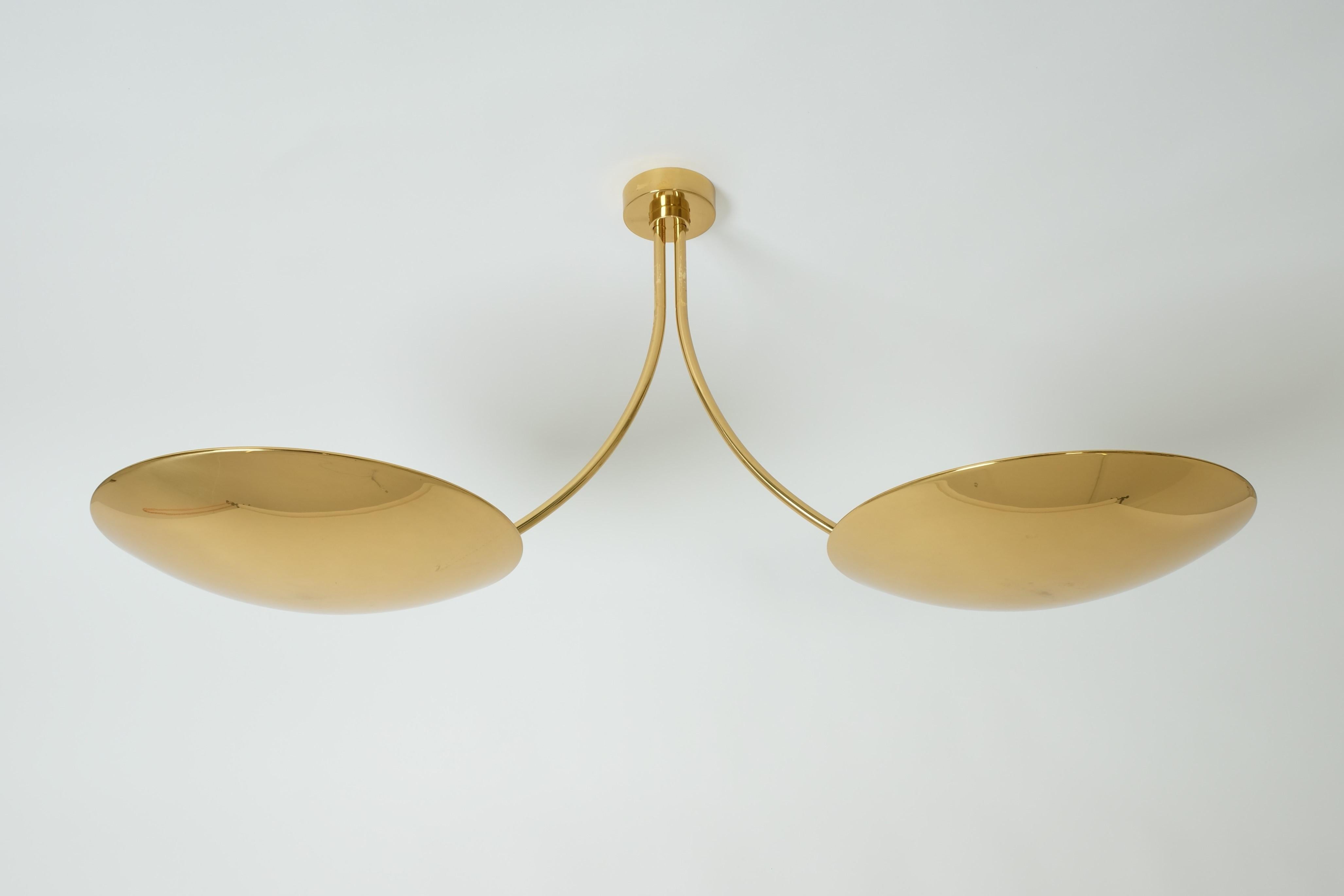 Seltene und elegante Mid-Century Modern Deckenleuchte Modell 