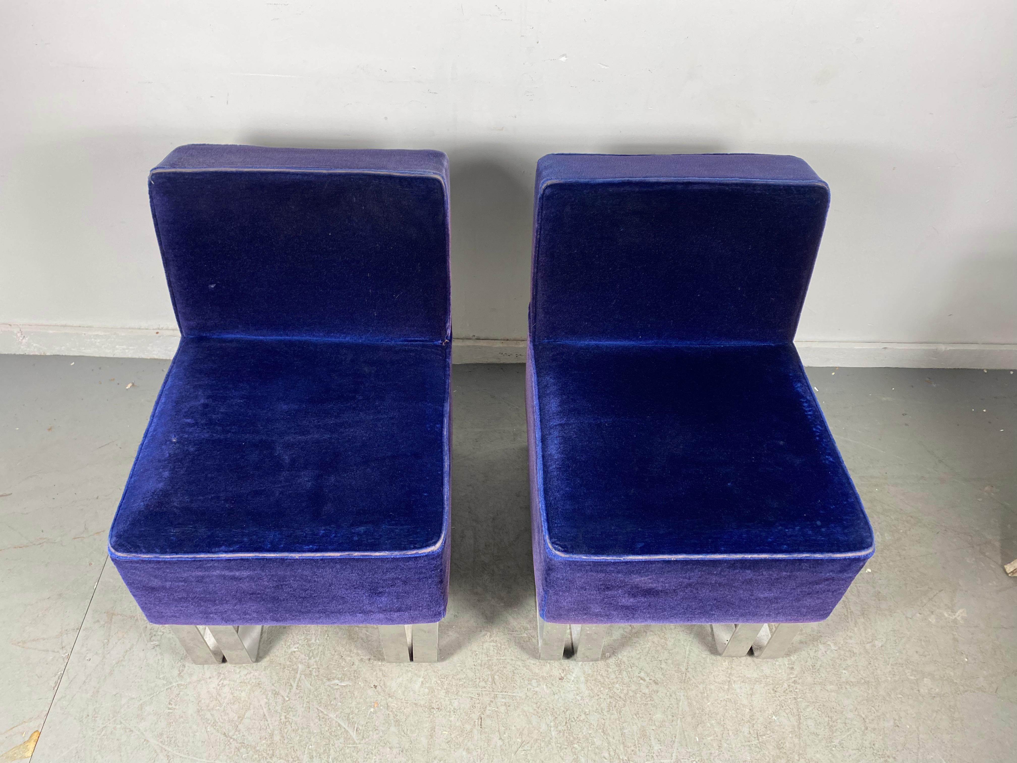 Rare Modernist Slipper Chairs by Donald Deskey for Deskey -Vollmer For Sale 2