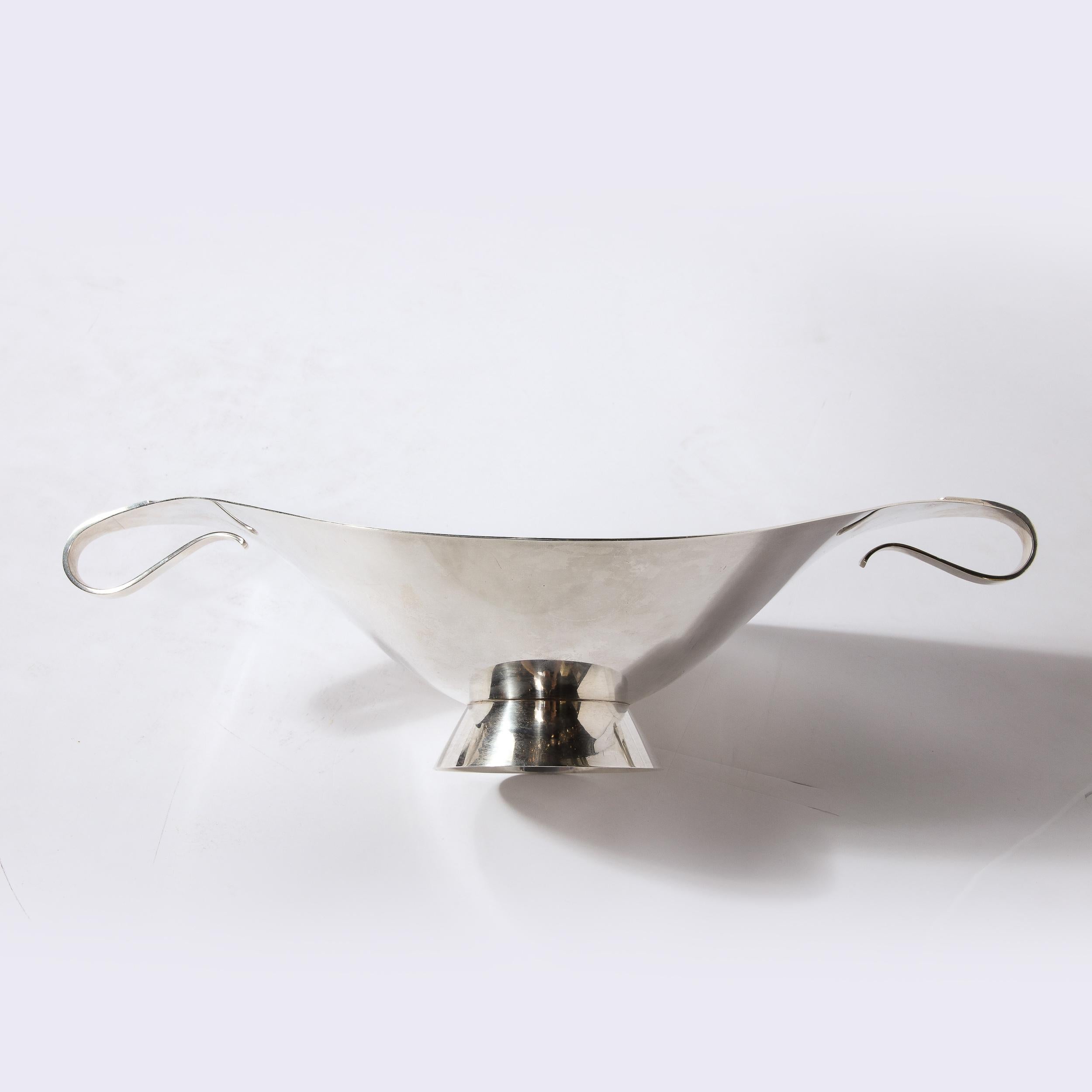 Rare Modernist Sterling Silver Modernist Centerpiece Bowl by Tiffany and Co 5