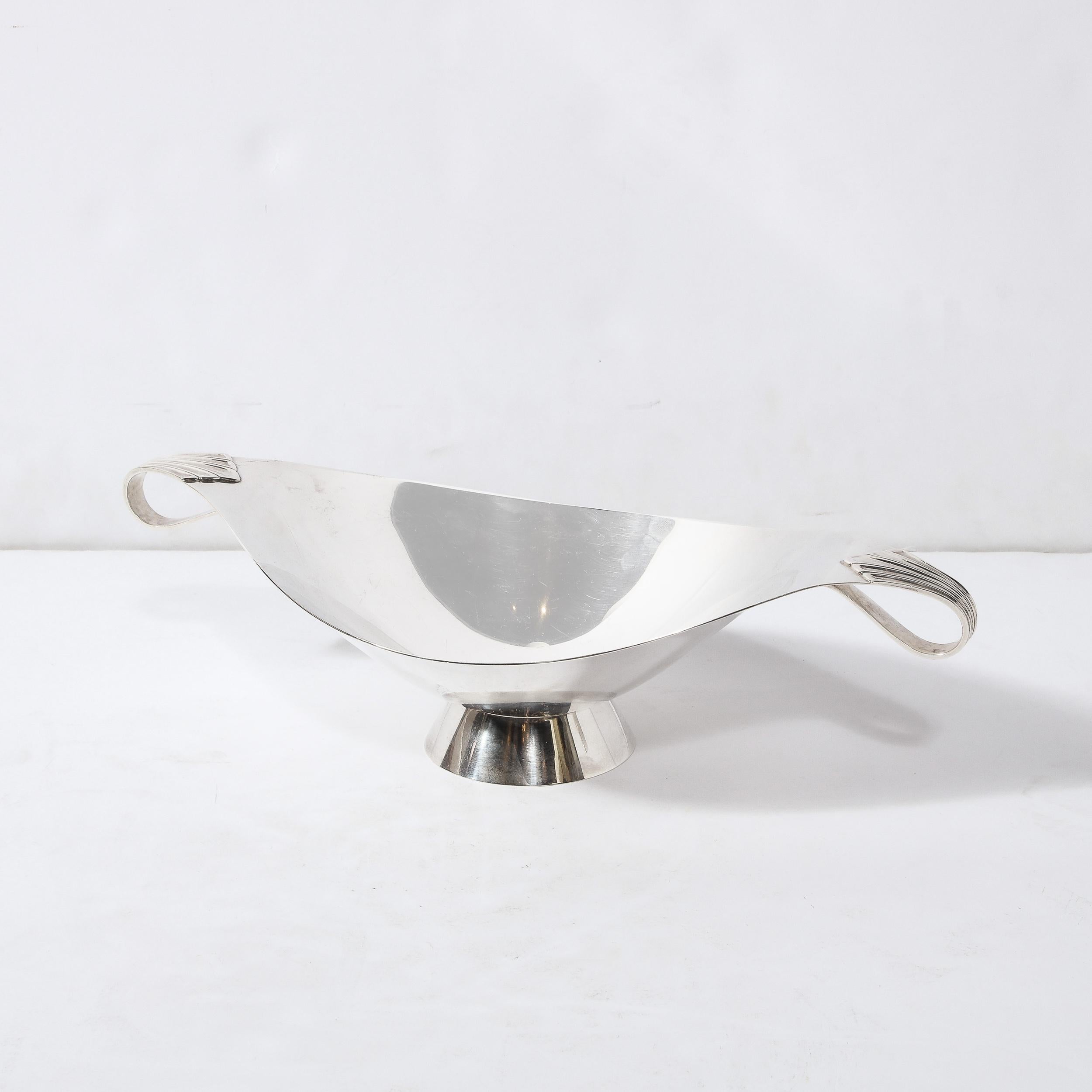 Mid-Century Modern Rare Modernist Sterling Silver Modernist Centerpiece Bowl by Tiffany and Co