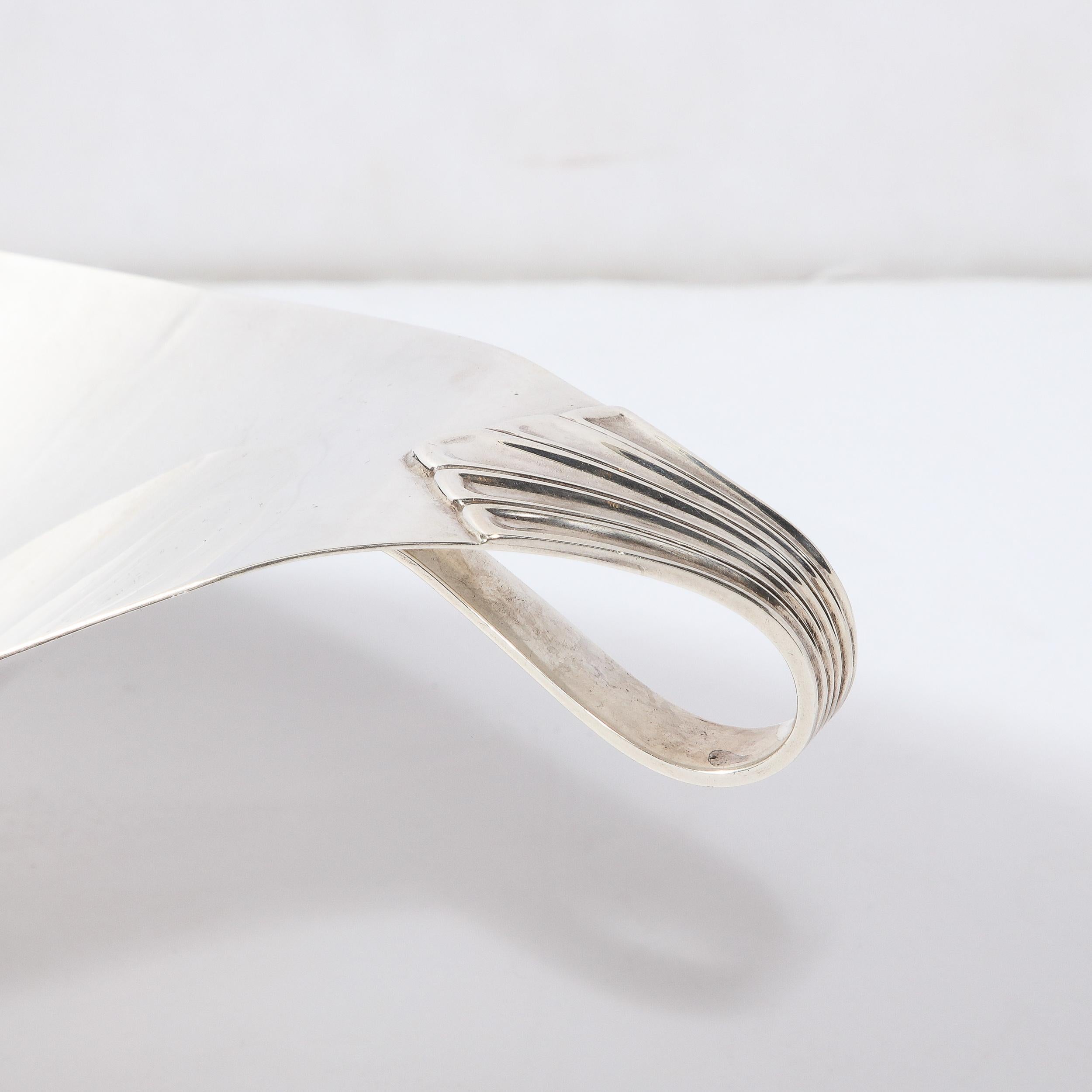 American Rare Modernist Sterling Silver Modernist Centerpiece Bowl by Tiffany and Co