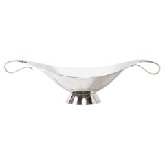 Bol de centre de table moderniste en argent sterling rare de Tiffany and Co.