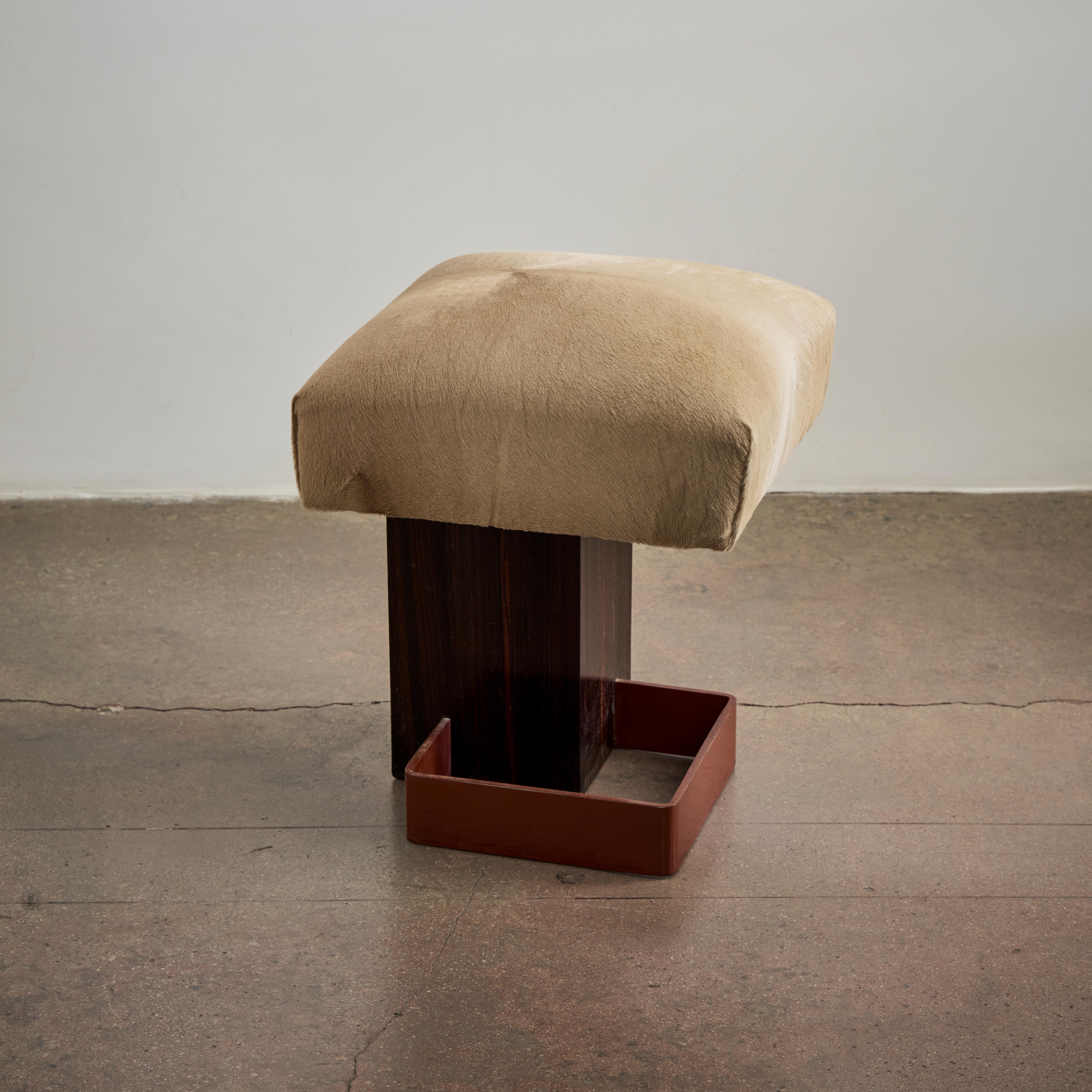 Rare tabouret moderniste d'Andre Sornay en vente 5