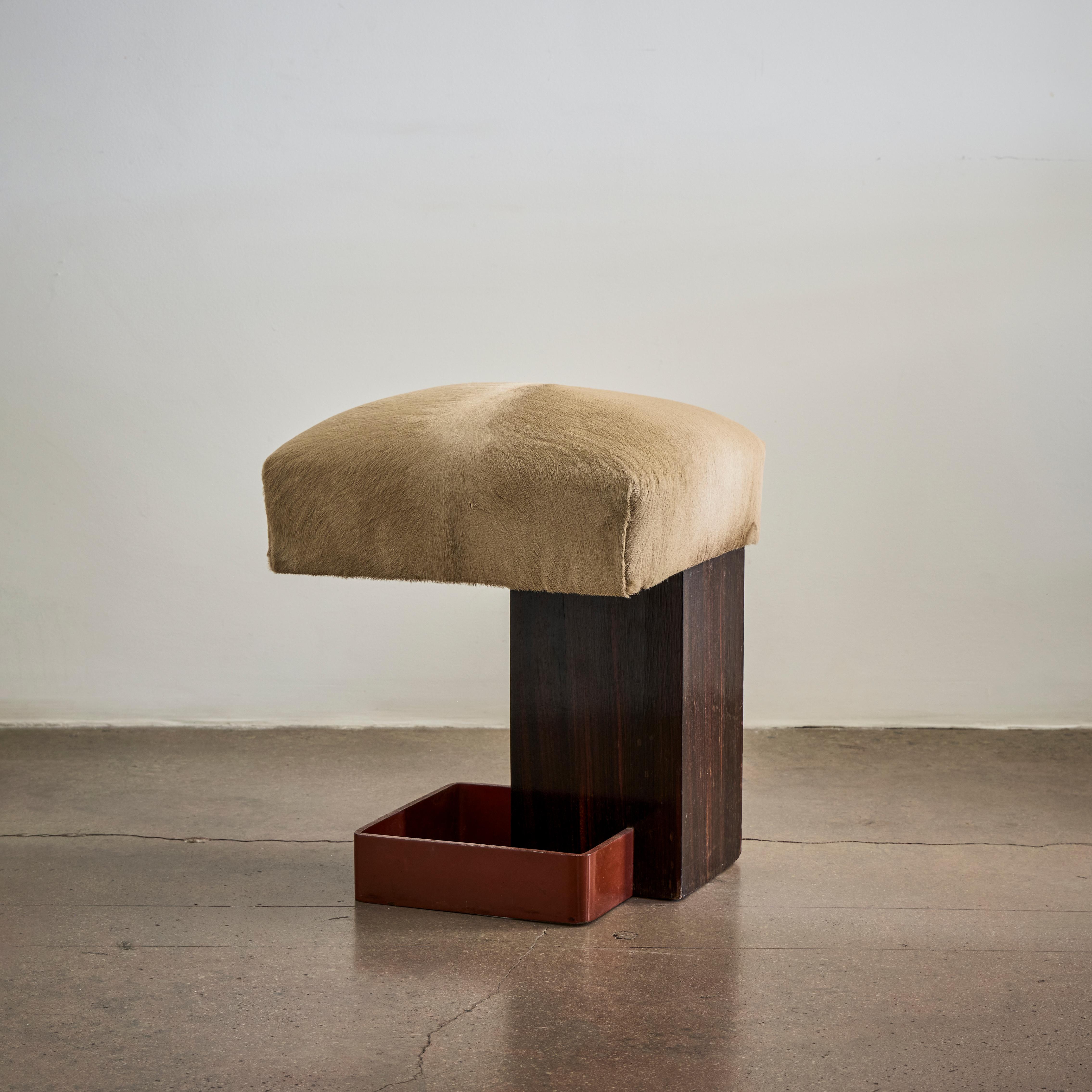 Rare tabouret moderniste d'Andre Sornay en vente 1