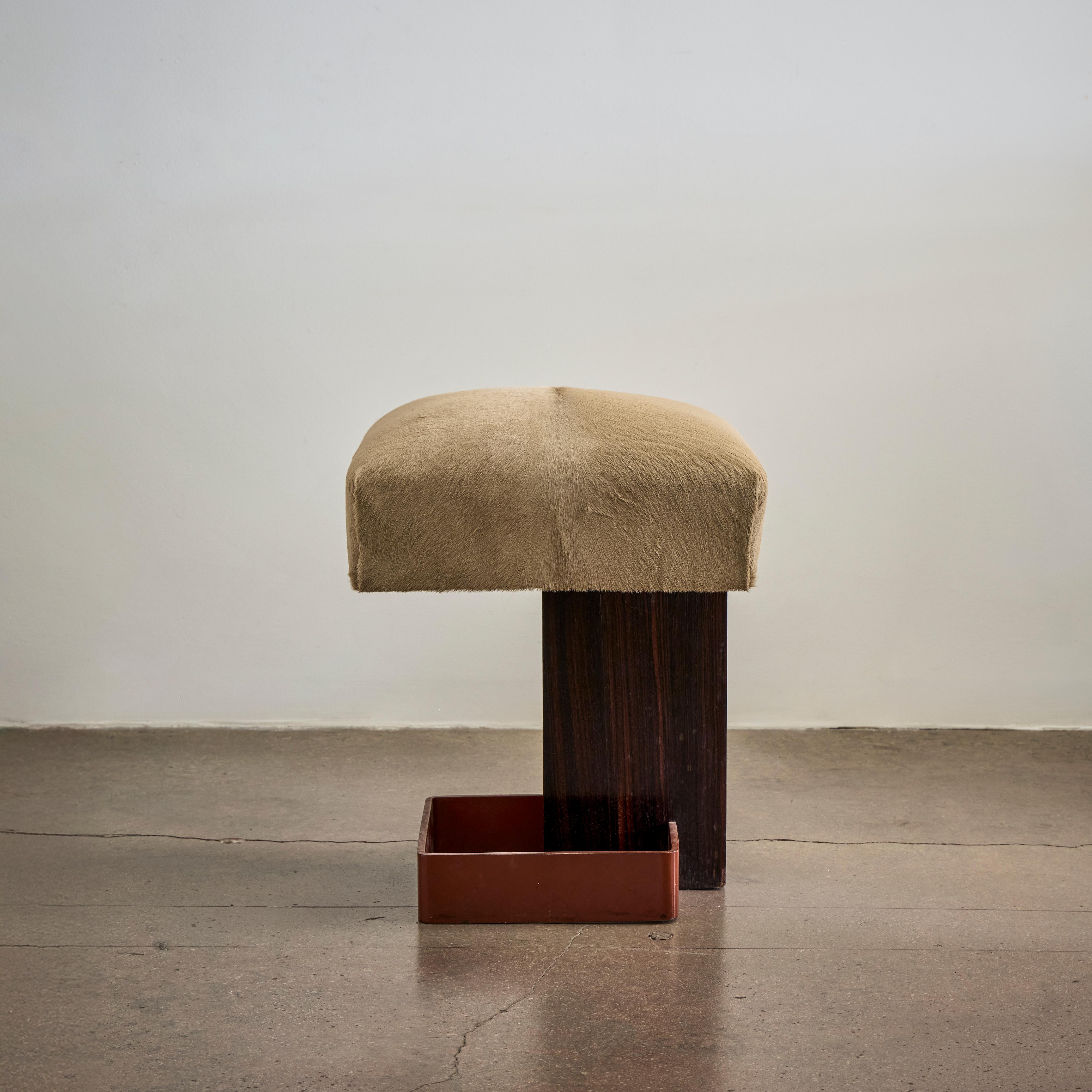 Rare tabouret moderniste d'Andre Sornay en vente 2