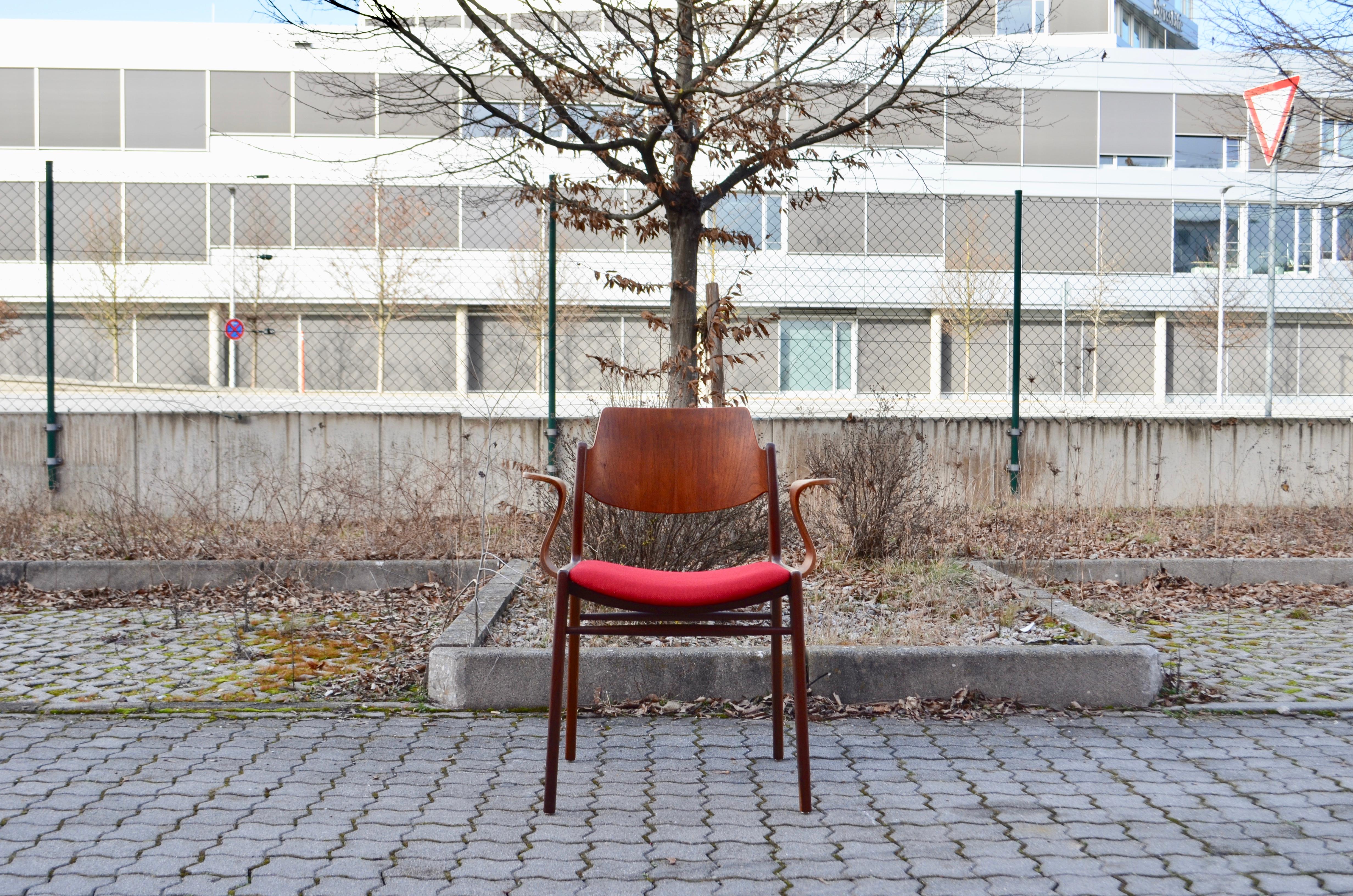 Seltener modernistischer Wilkhahn Hartmut Lohmeyer Sperrholz-Sessel 476A (Moderne der Mitte des Jahrhunderts) im Angebot