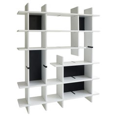 Rare modular bookcase system by Eugenio Gerli, Tecno Milano Italy 1966