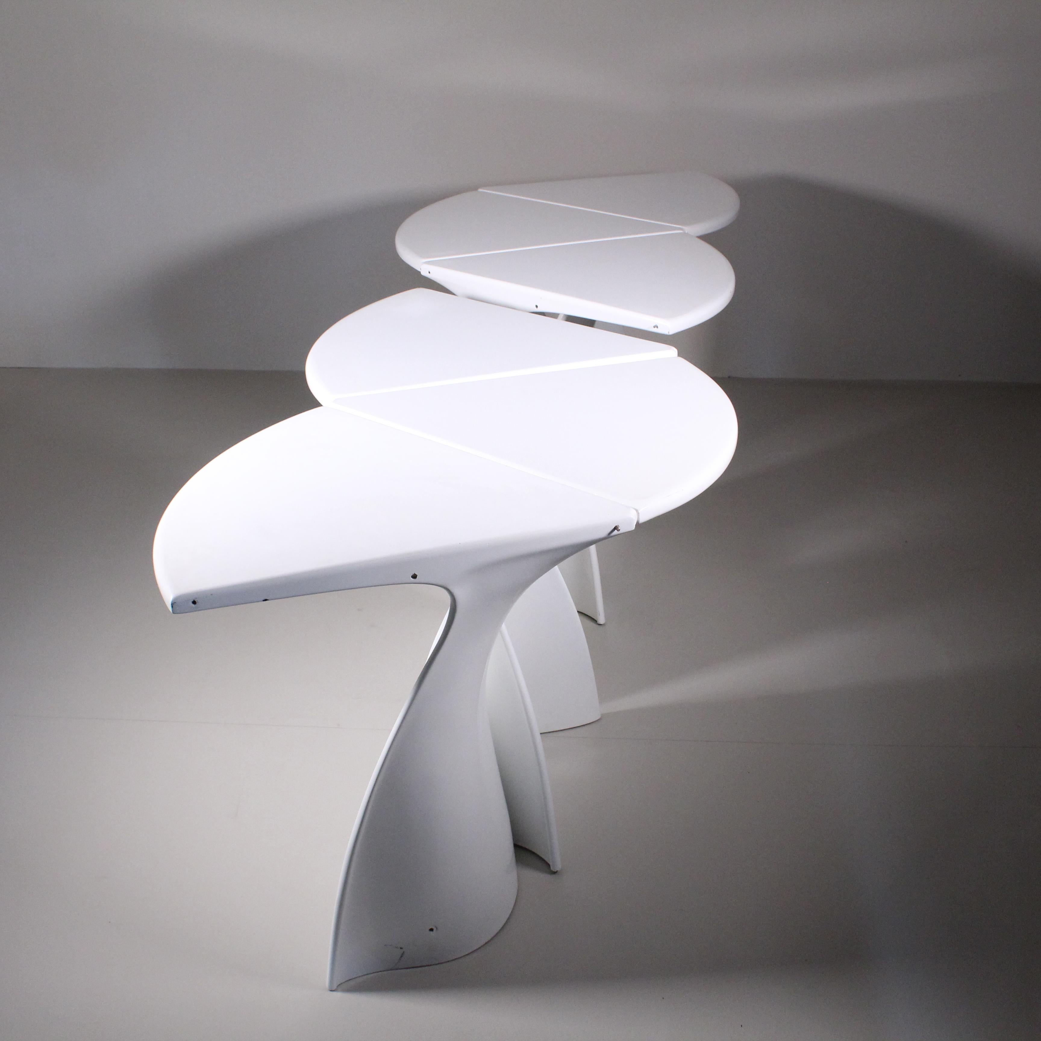 Moderne Rare table modulaire de Fabio Lenci  en vente