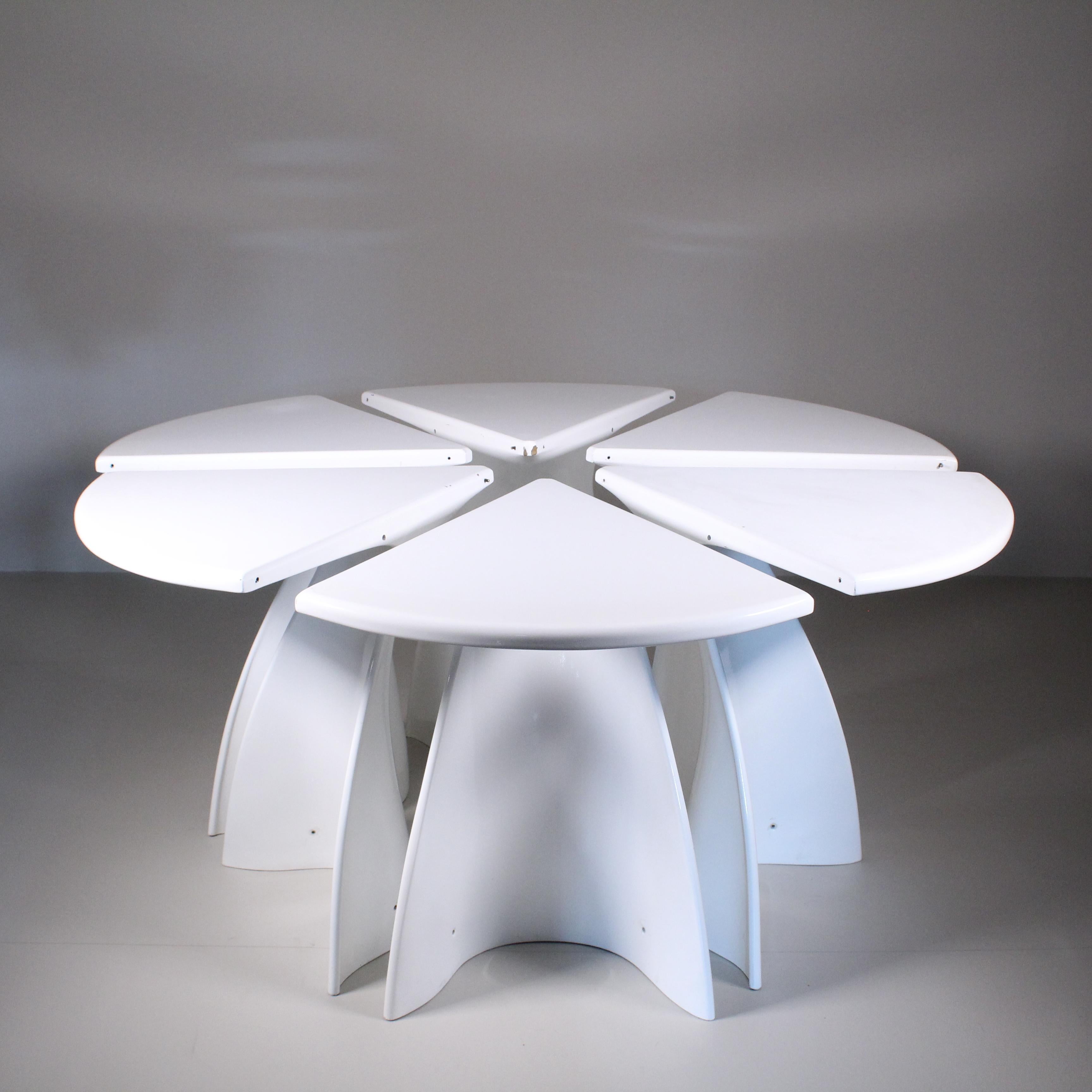 Italian Rare modular table by Fabio Lenci  For Sale