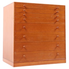 Seltene Kommode von Mogens Koch aus Oregon Pine, Rud Rasmussen, 1960er Jahre