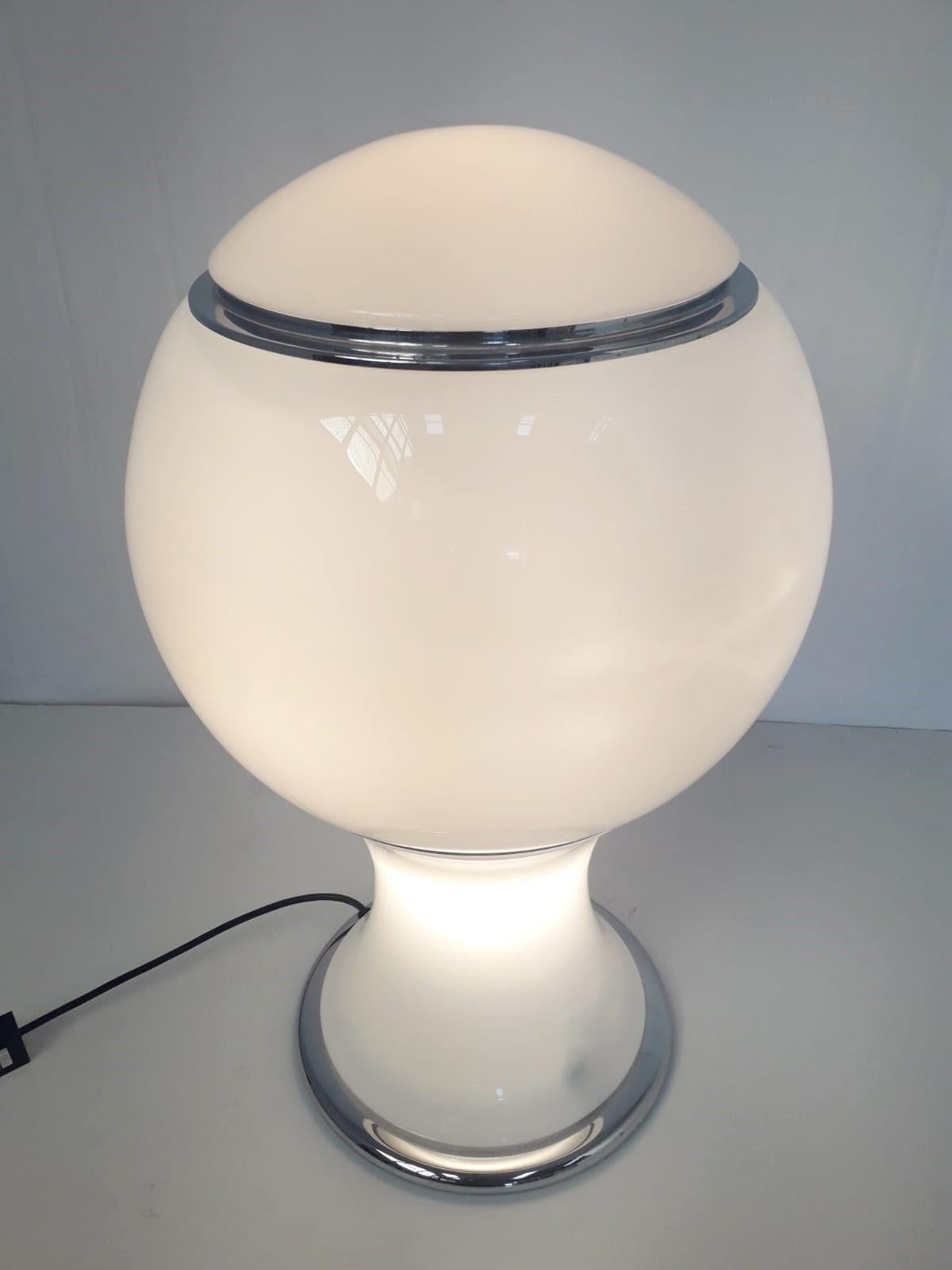 Rare Mongolfiera Lamp by Fontana Arte In Good Condition In Los Angeles, CA