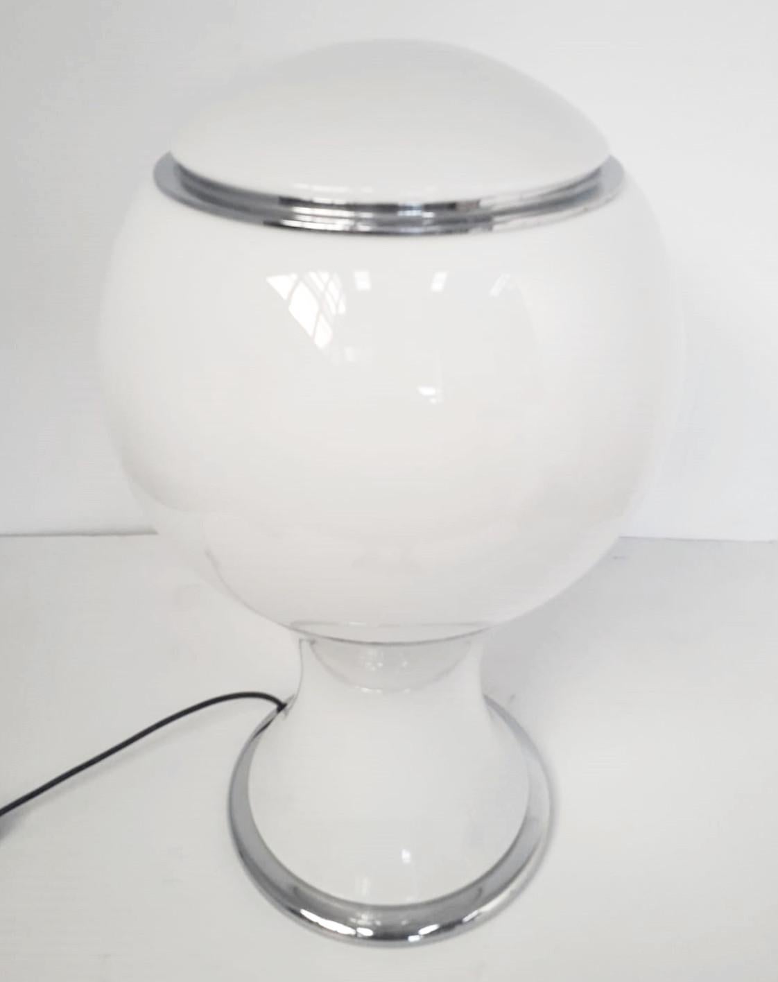 Rare Mongolfiera Lamp by Fontana Arte In Good Condition For Sale In Los Angeles, CA