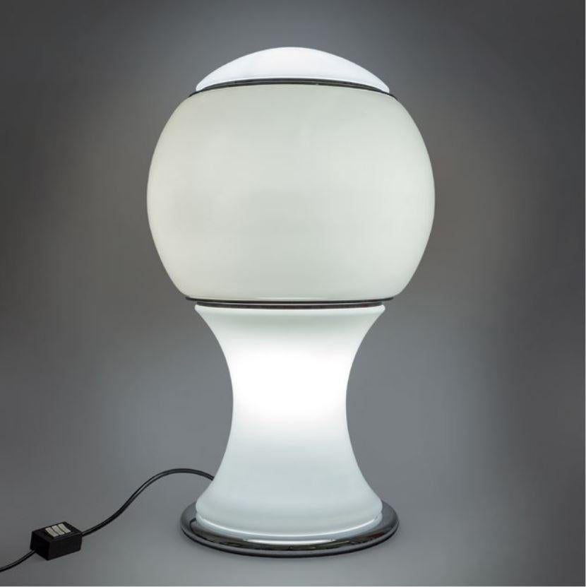 Mid-Century moderno Rara Lampada Mongolfiera di Fontana Arte in vendita