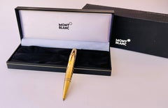 RARE Montblanc Boheme Gold Plated citrine gemstone Ballpoint Boxed