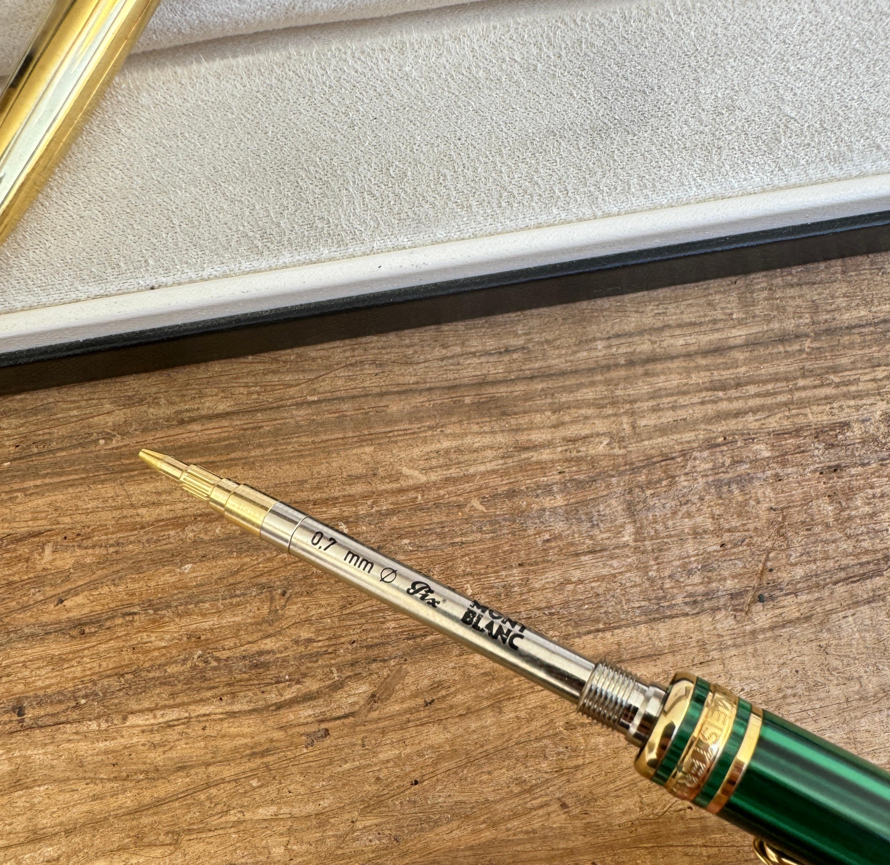 Rare crayon Montblanc édition spéciale 1996 Malachite Nikolai Mozart mécanique en vente 5