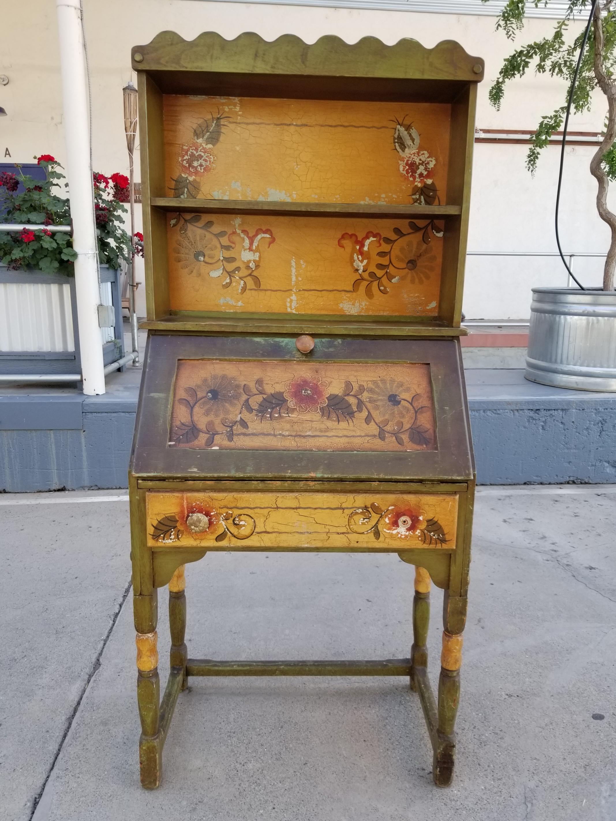 Wood Rare Monterey Furniture Secretary Desk, circa 1930s