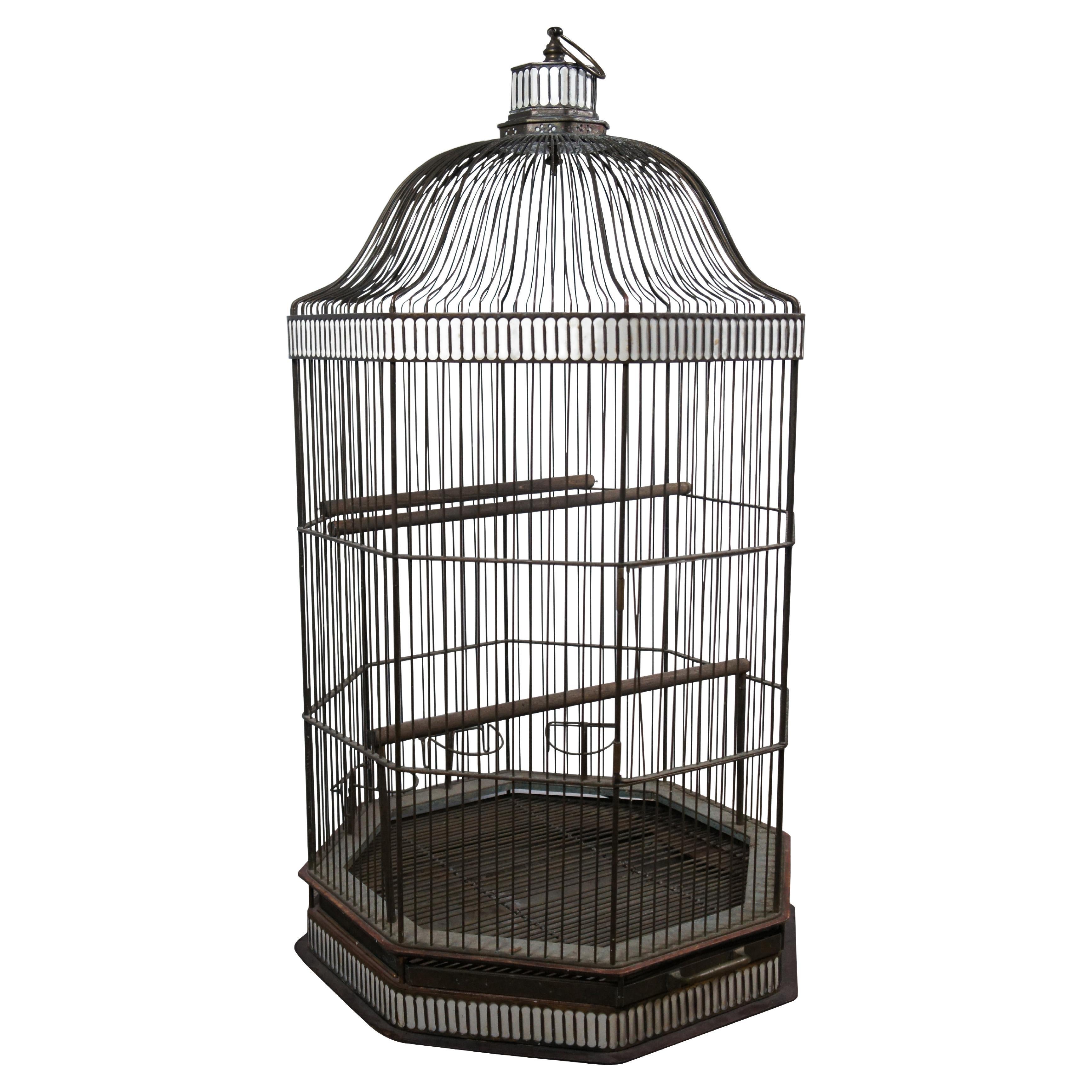 Gilt Bird Cages - 2 For Sale at 1stDibs