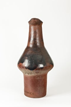 Seltene monumentale Keramikvase von Daniel Maes, um 1992