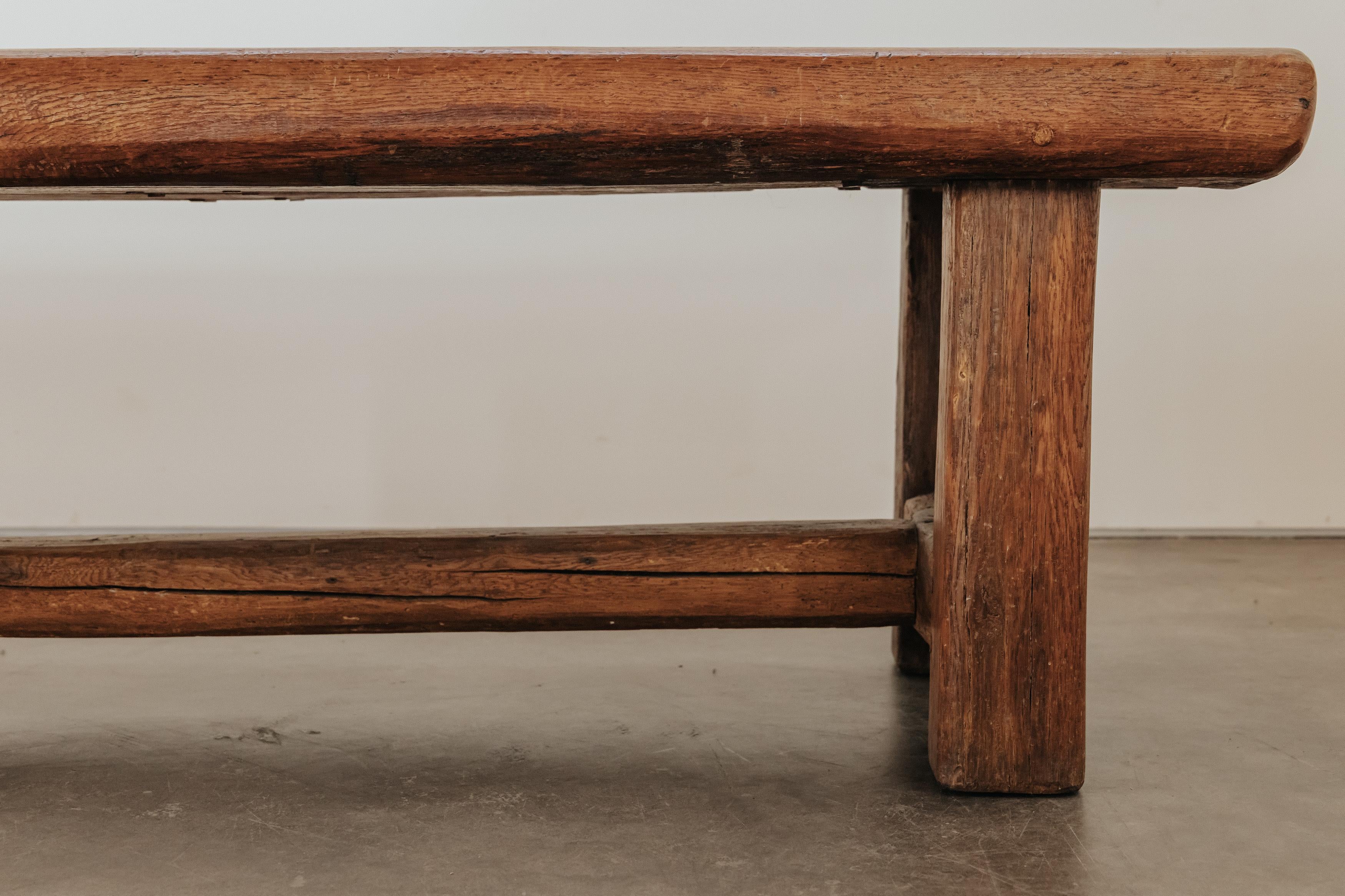 Rare Monumental Dining Table From A Castle In Le Mans, France, Circa 1800 For Sale 6