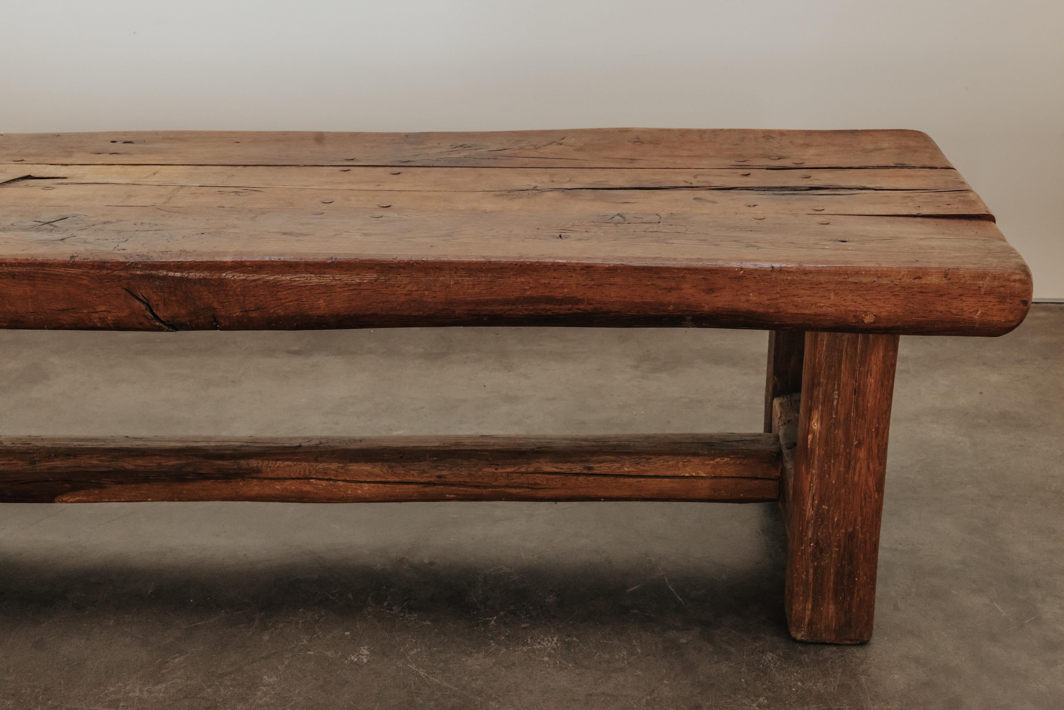 Rare Monumental Dining Table From A Castle In Le Mans, France, Circa 1800 For Sale 1